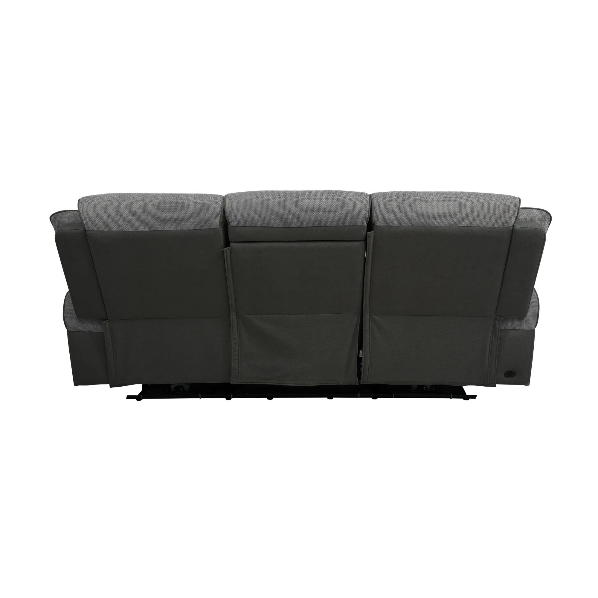 Southwest 3 Seater Electric Recliner Fabric Sofa Lounge Graphite Grey - Image 5
