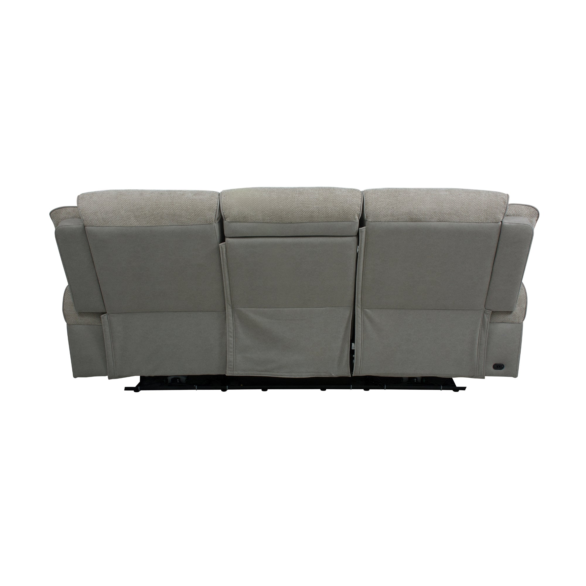 Southwest 3 Seater Electric Recliner Fabric Sofa Lounge Oyster Beige - Image 4