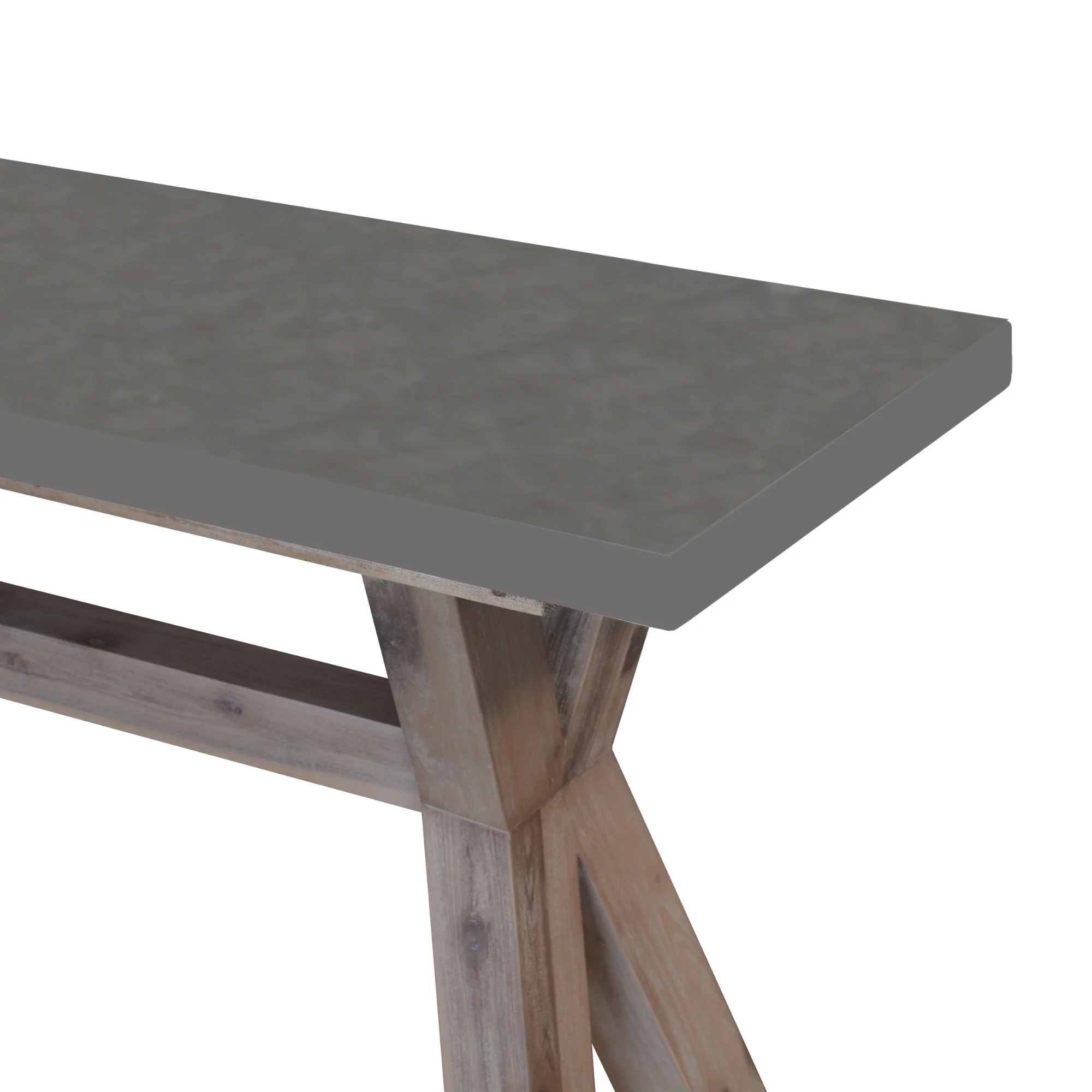 Stony 130cm Console Table with Concrete Top - Image 4