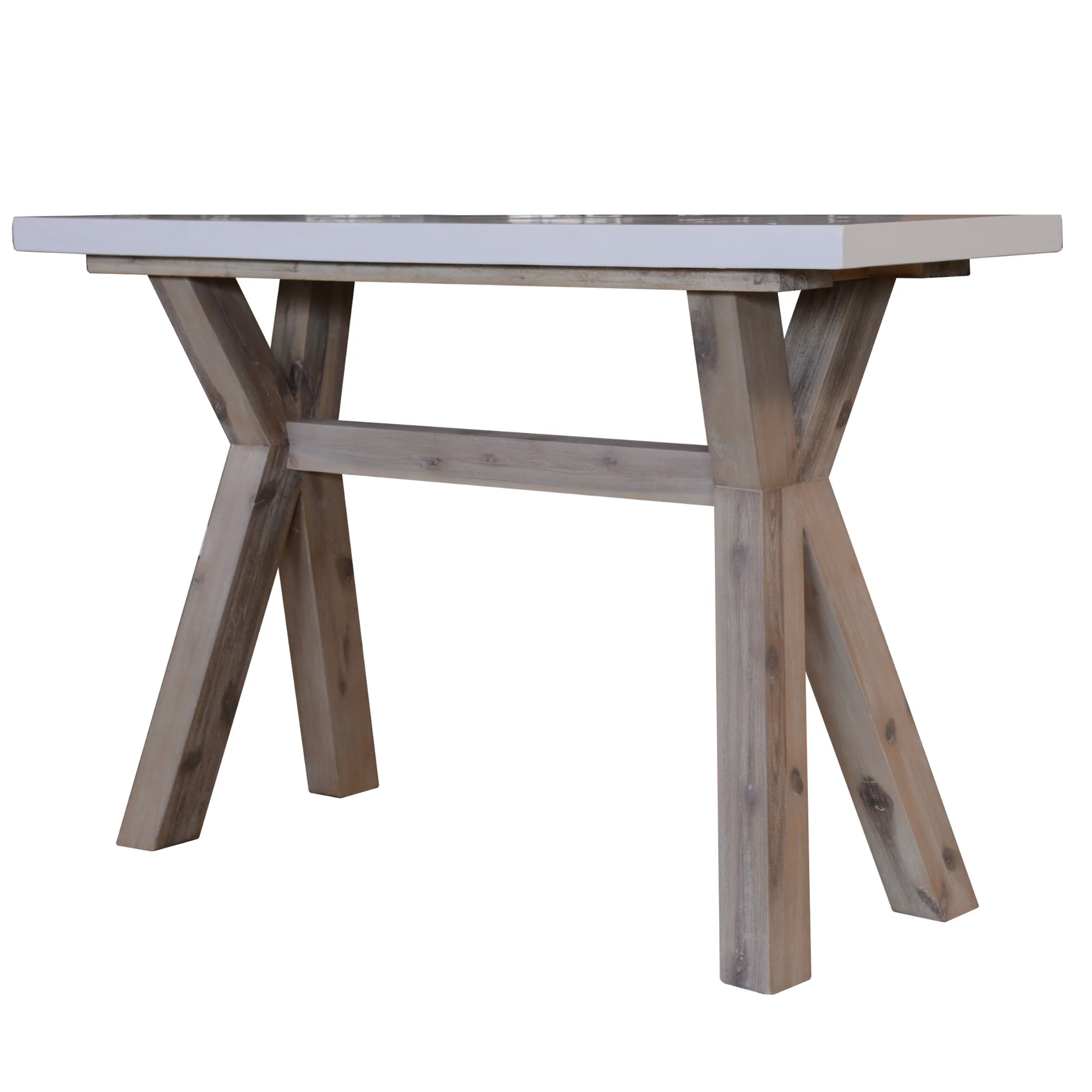Stony 130cm Console Table with Concrete Top - Image 6