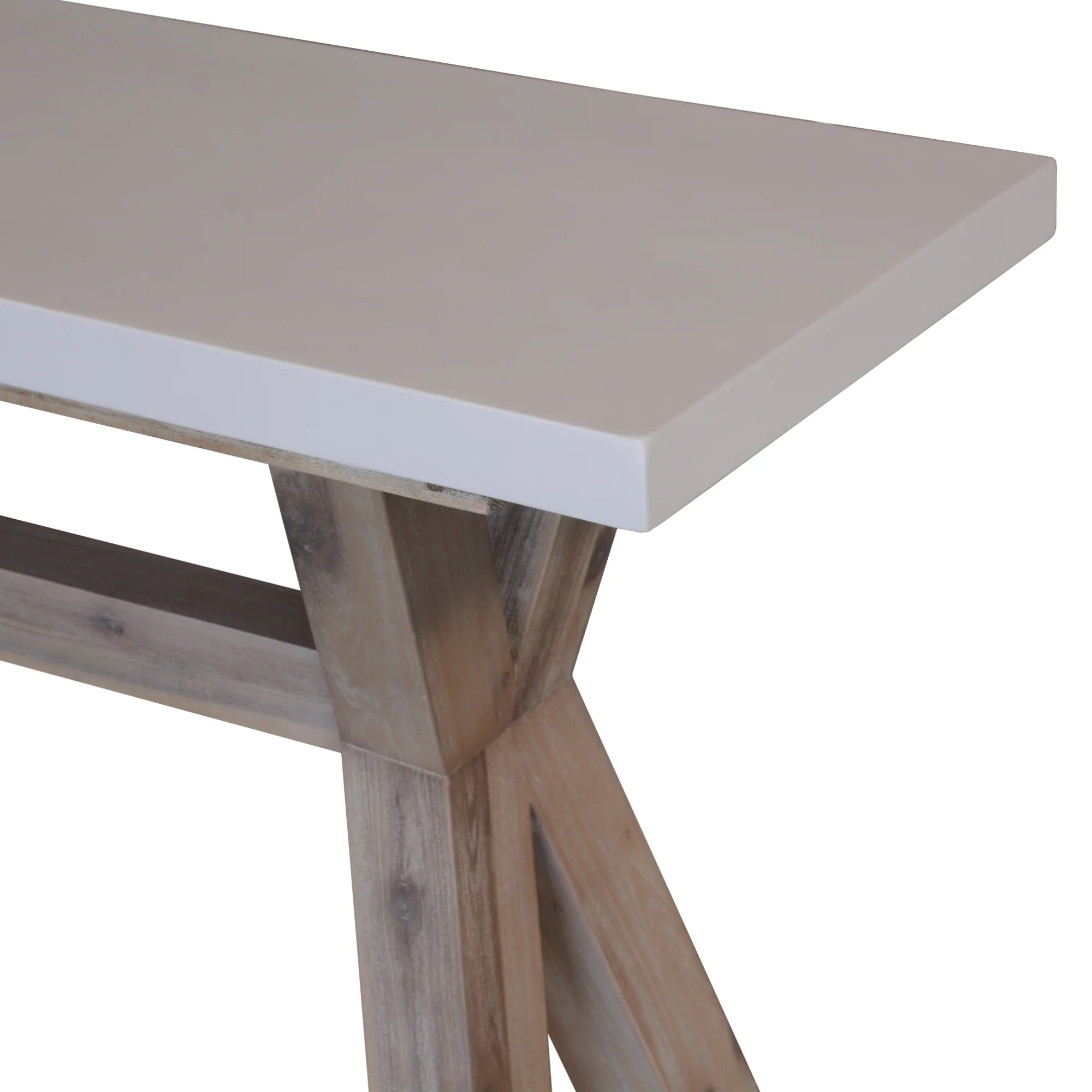 Stony 130cm Console Table with Concrete Top - Image 8