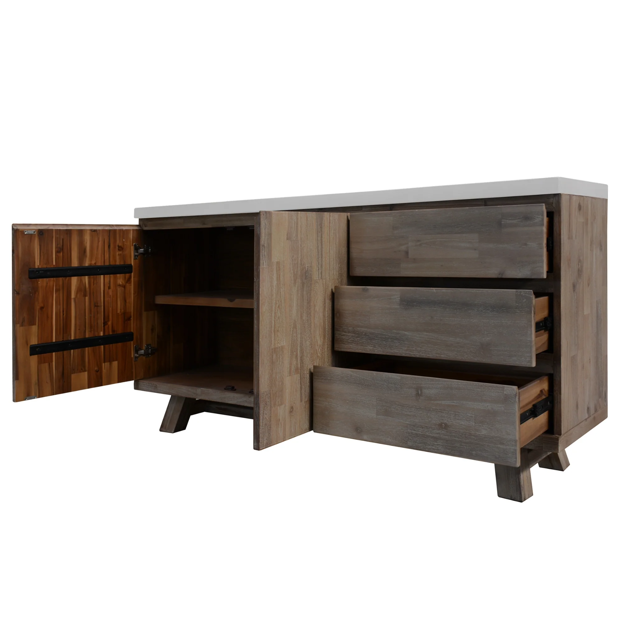 Stony 160cm Buffet with Concrete Top - Image 9