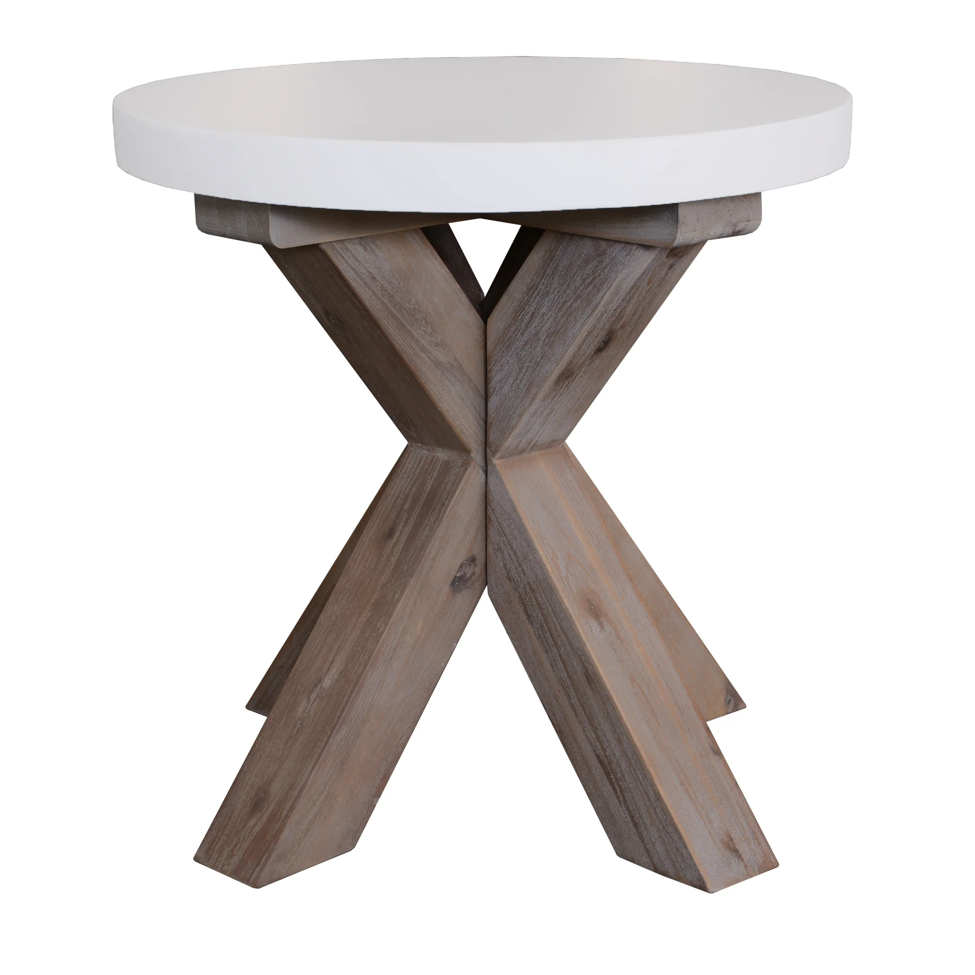 Stony Lamp Table with Concrete Top - Image 11