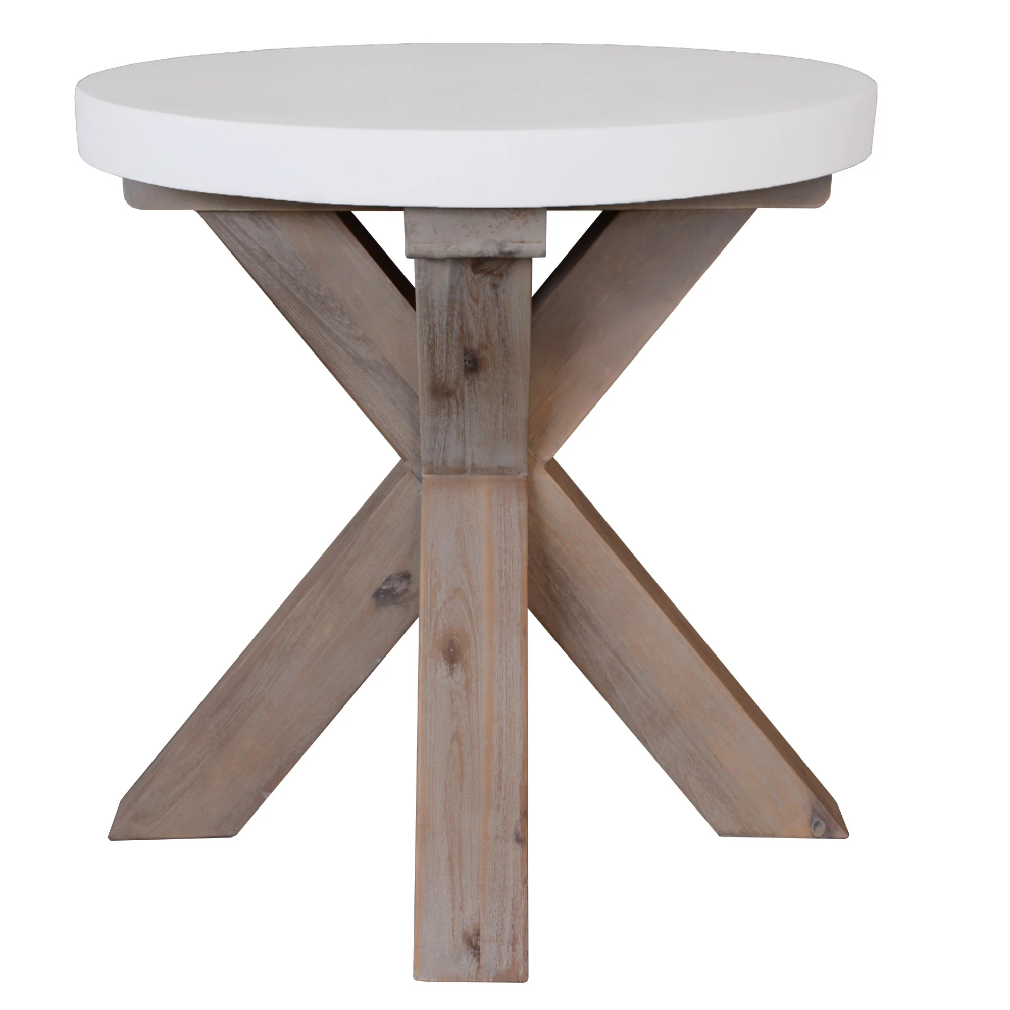 Stony Lamp Table with Concrete Top - Image 12