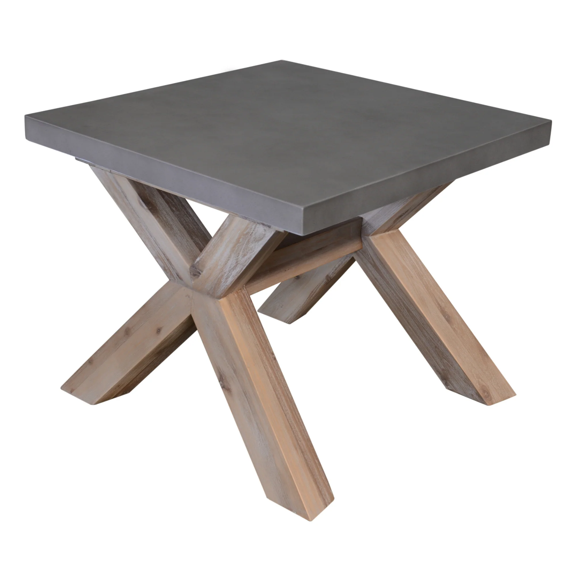 Stony Lamp Table with Concrete Top - Image 3