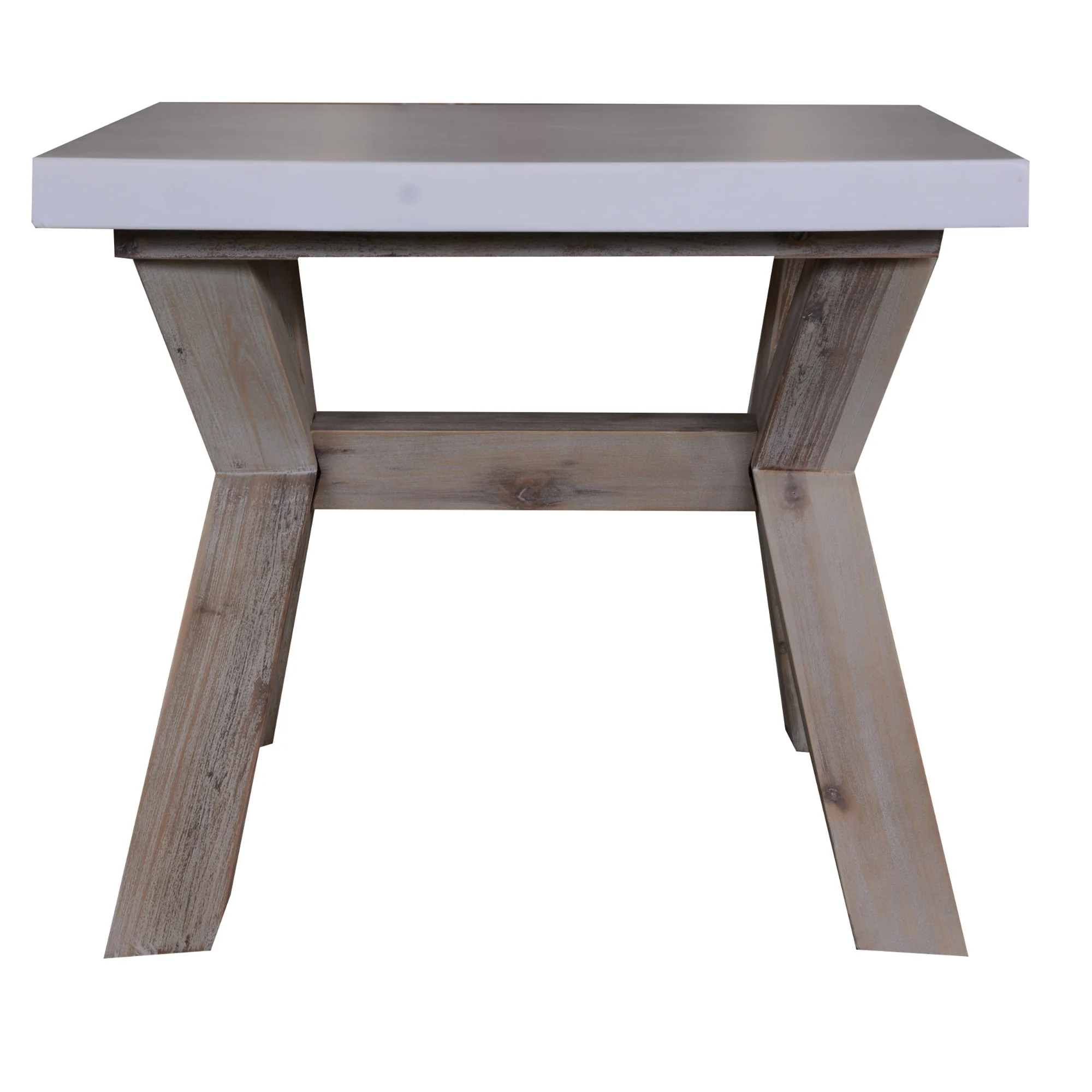 Stony Lamp Table with Concrete Top - Image 5