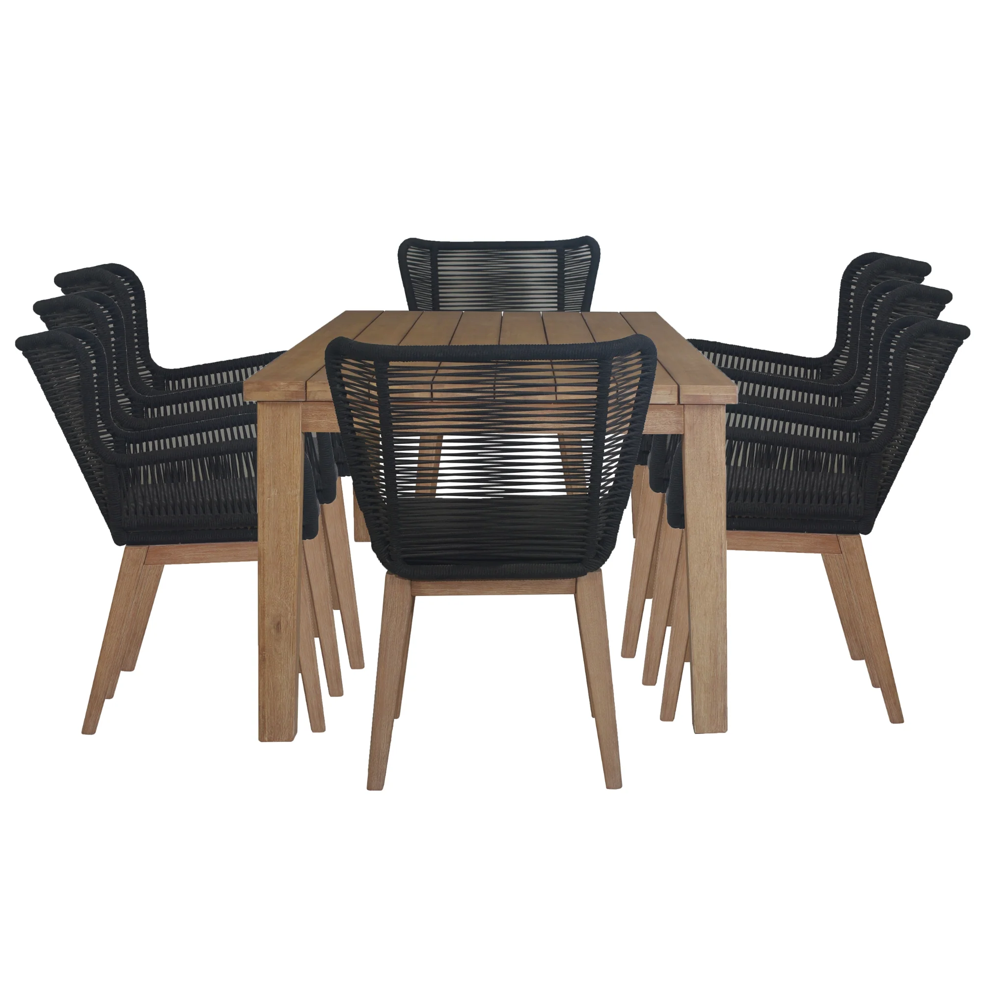 Stud 220cm Outdoor Dining Table - Image 3