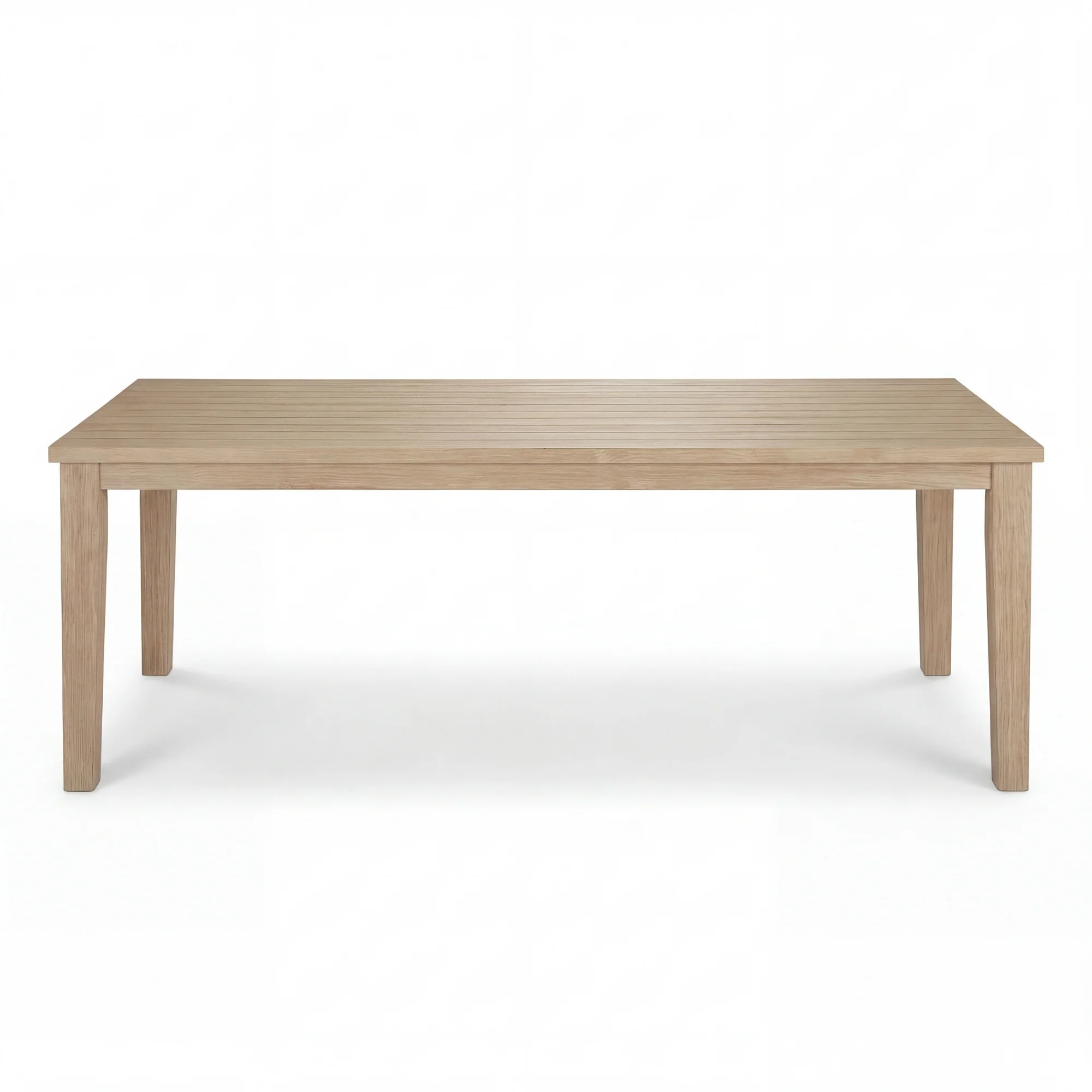 Stud 220cm Outdoor Dining Table White Wash - Image 6