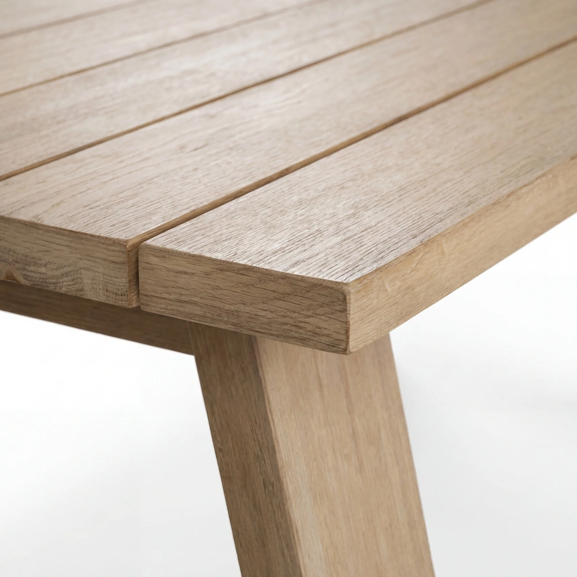 Stud Outdoor Coffee Table White Wash - Image 7