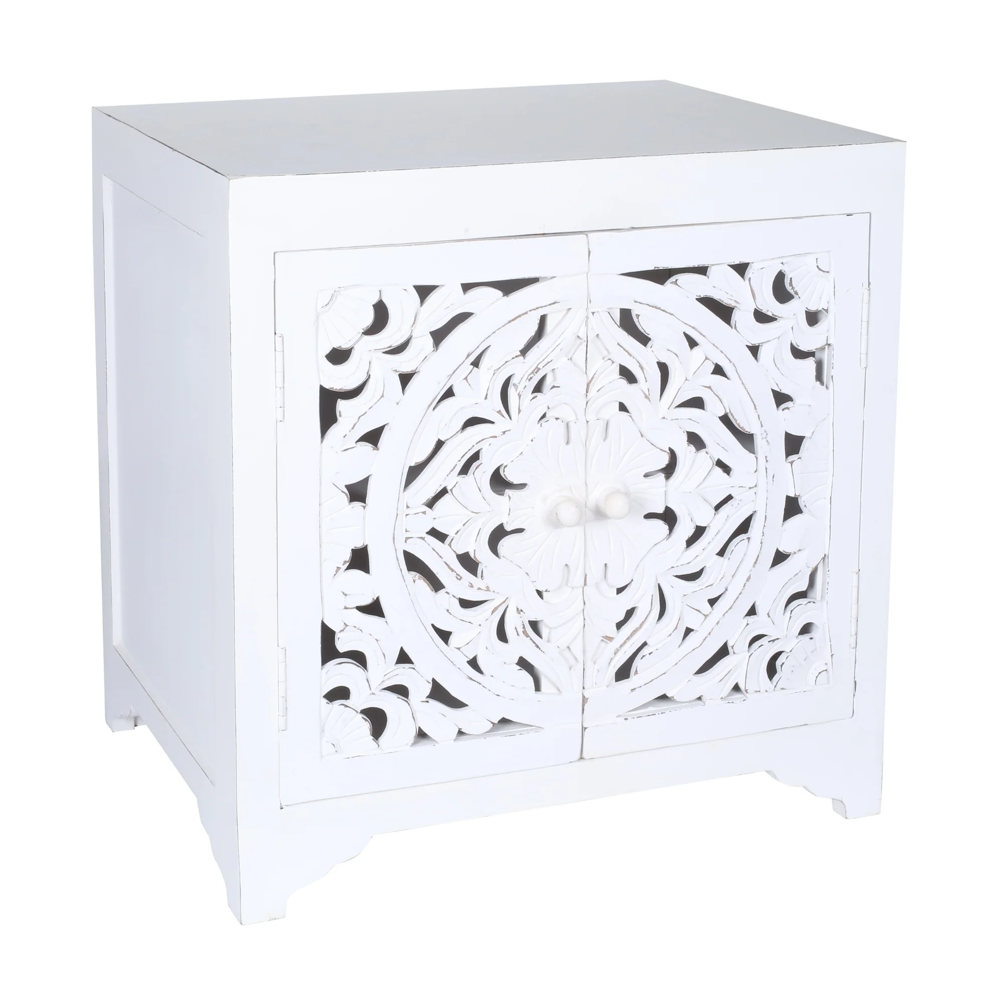 Surya Bedside Table White - Image 2