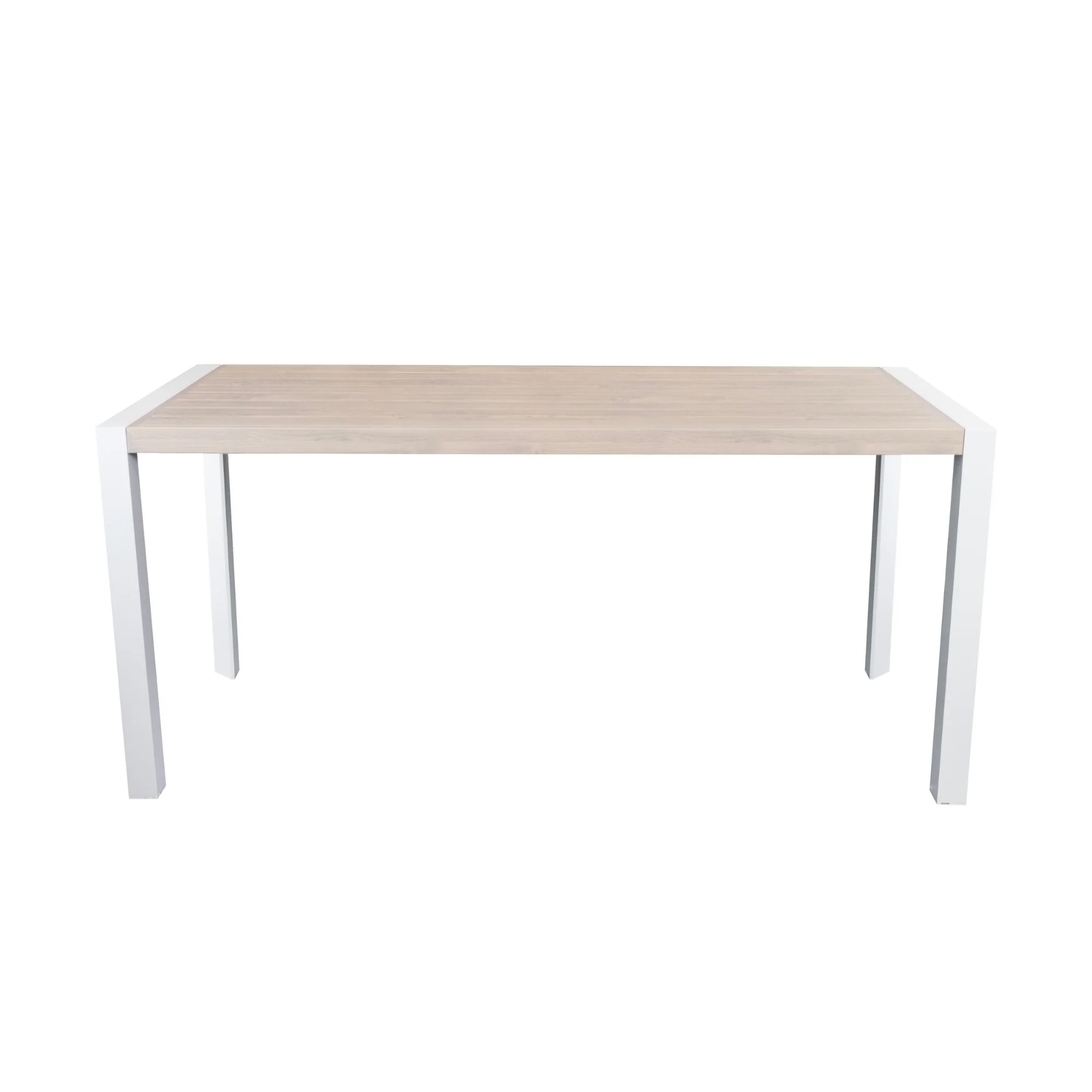 Torres 200cm Outdoor Aluminium 90cm High Bar Table White - Image 7