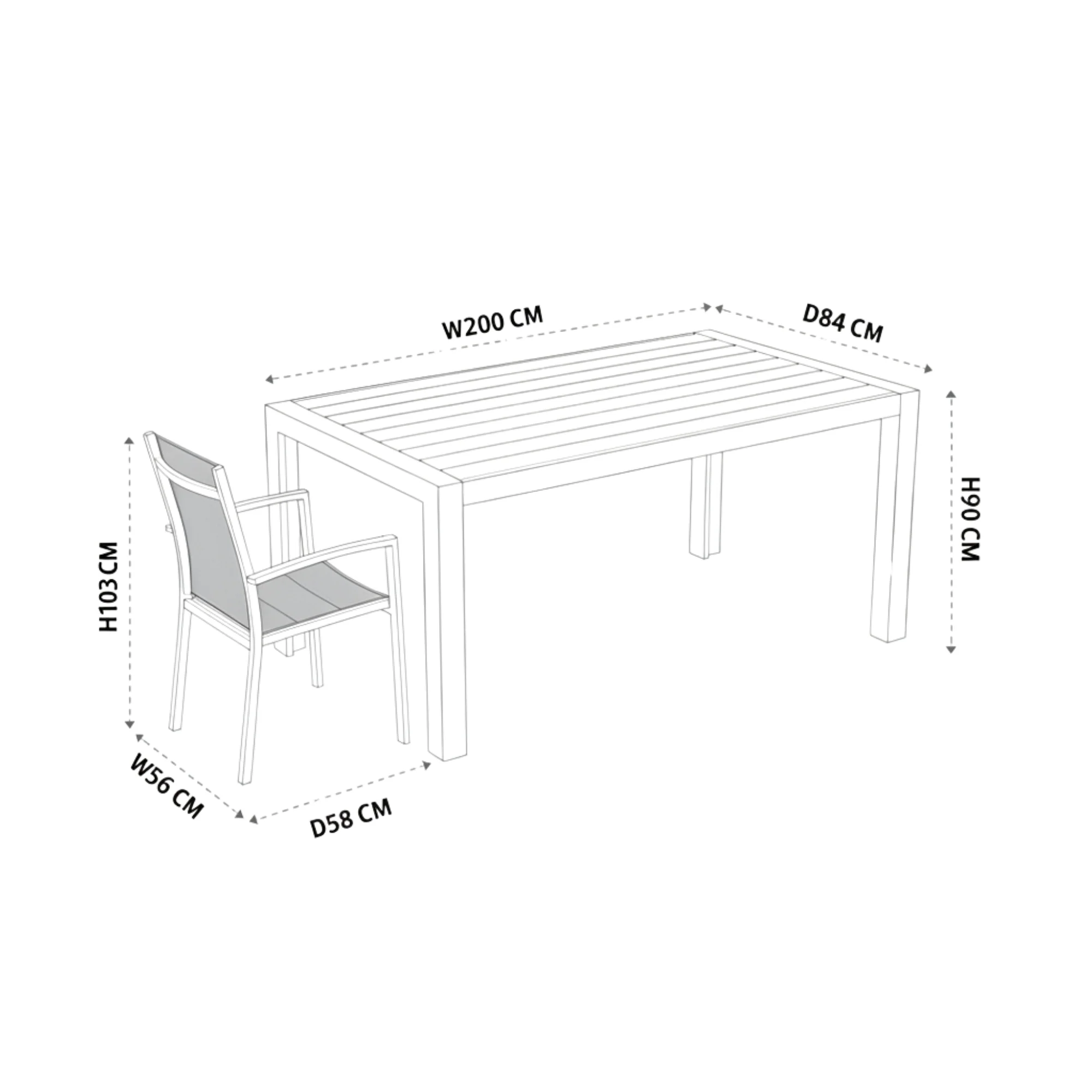 Torres 7pc Set Outdoor Aluminium Bar Table 6 Barstool Chair White - Image 8