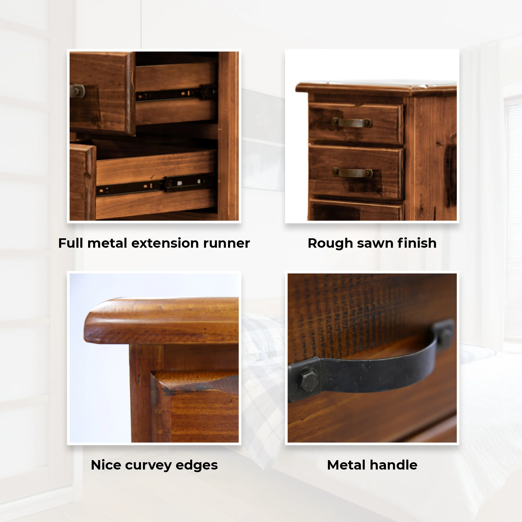 Umber Bedside Table - Image 5