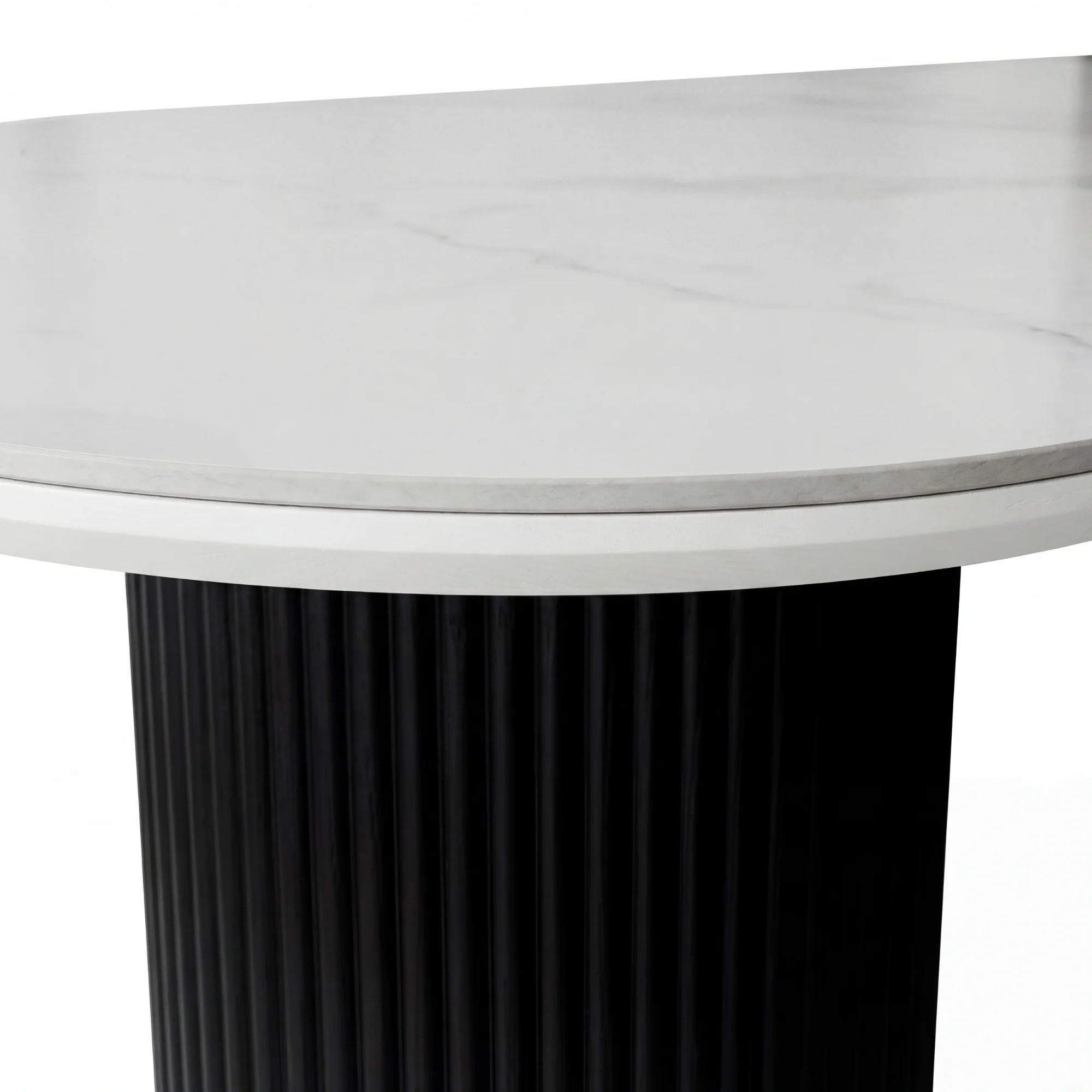 Valen 230cm Dining Table Ceramic Stone Top Black - Image 7