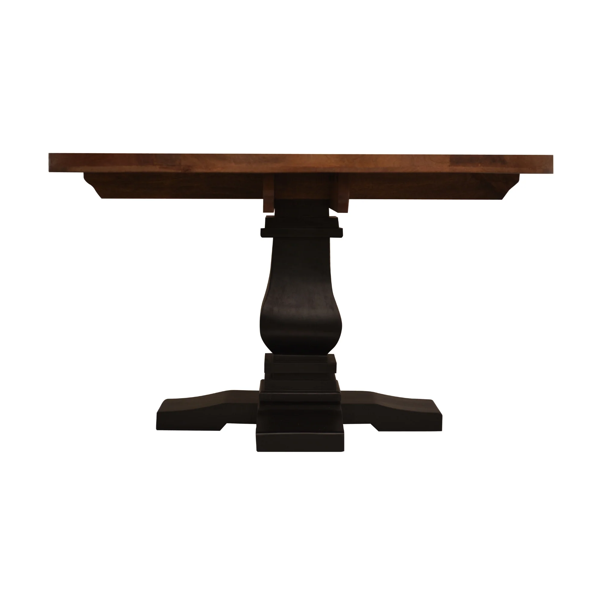 Valeria 135cm Round Dining Table Black Oak - Image 3