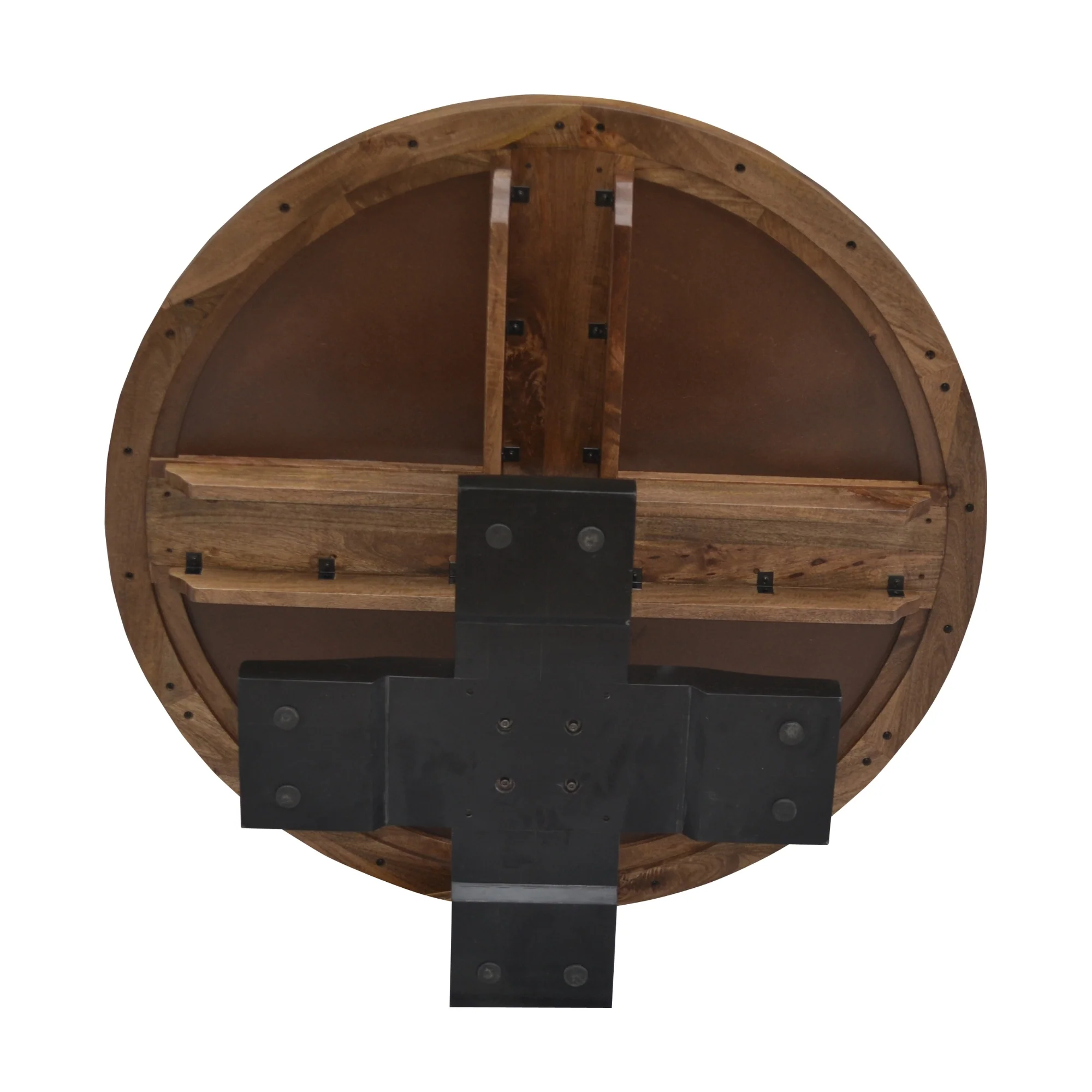 Valeria 135cm Round Dining Table Black Oak - Image 5
