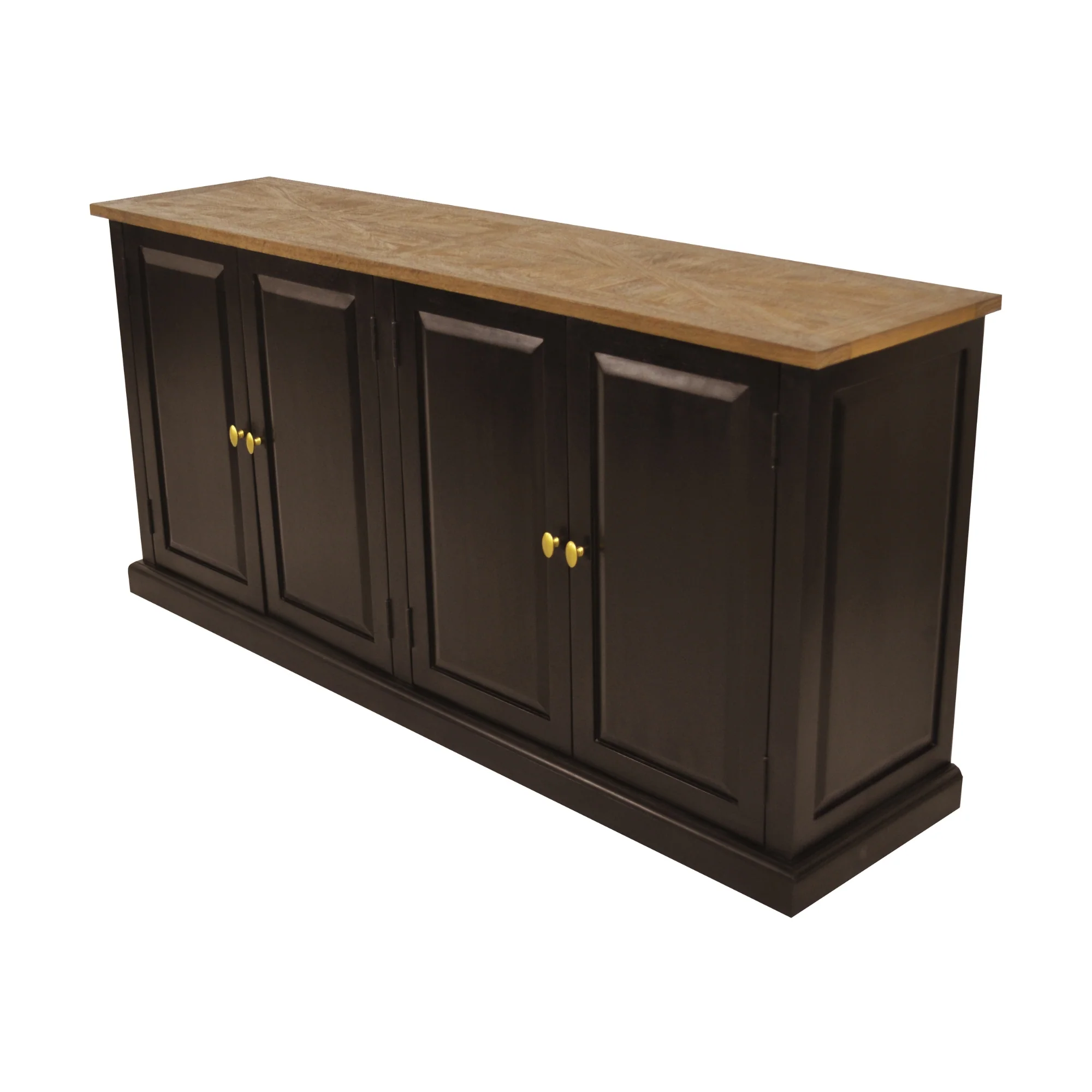 Valeria 180cm Buffet Table Black Oak - Image 3