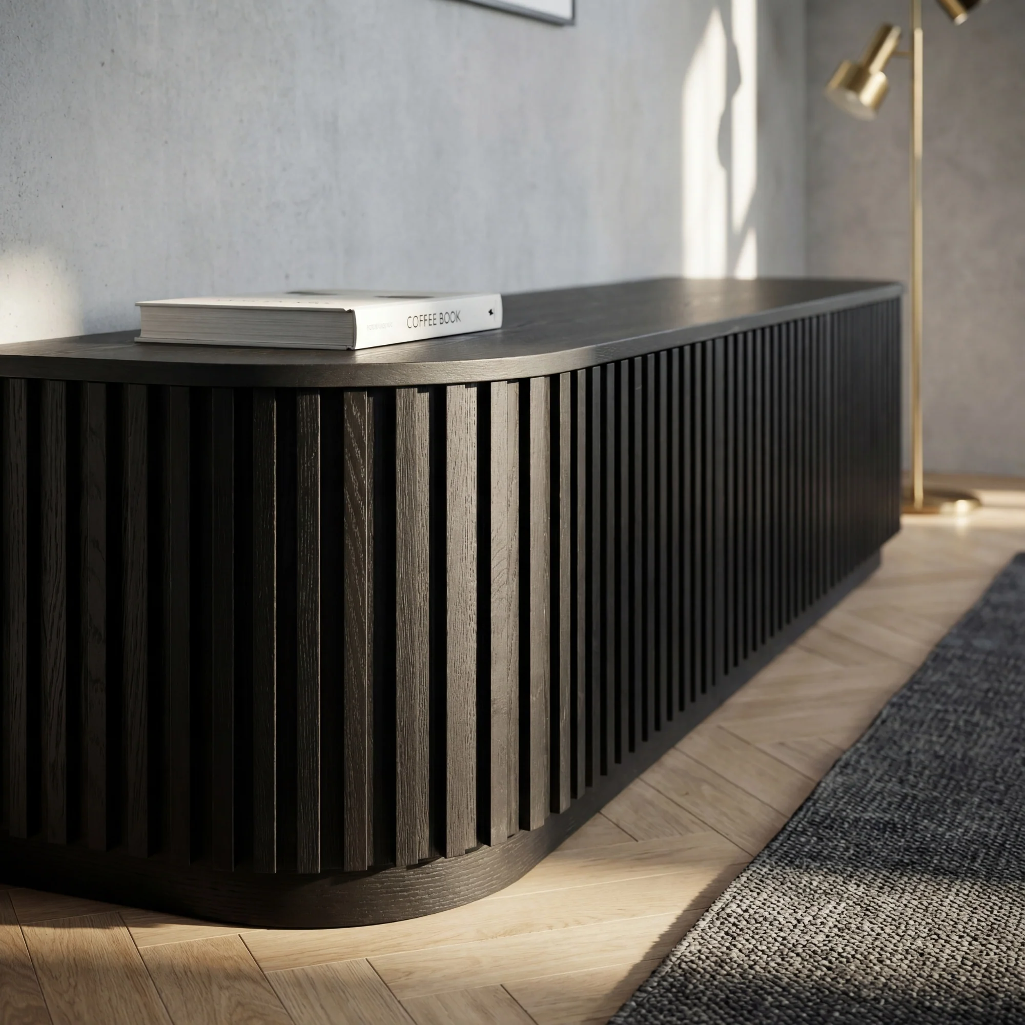 Vanessa 180cm ETU Entertainment TV Unit Black - Image 4