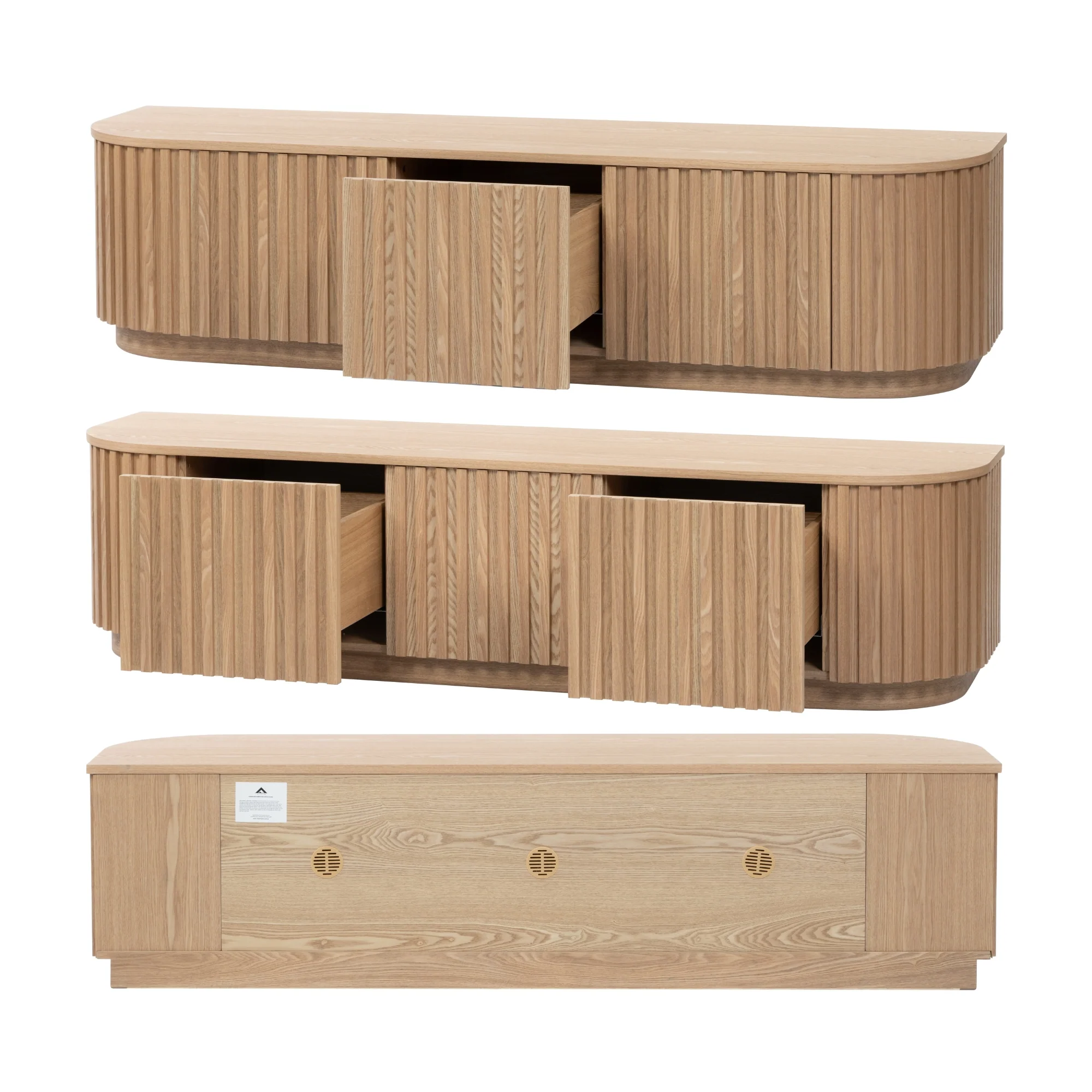 Vanessa 180cm ETU Entertainment TV Unit Natural - Image 7
