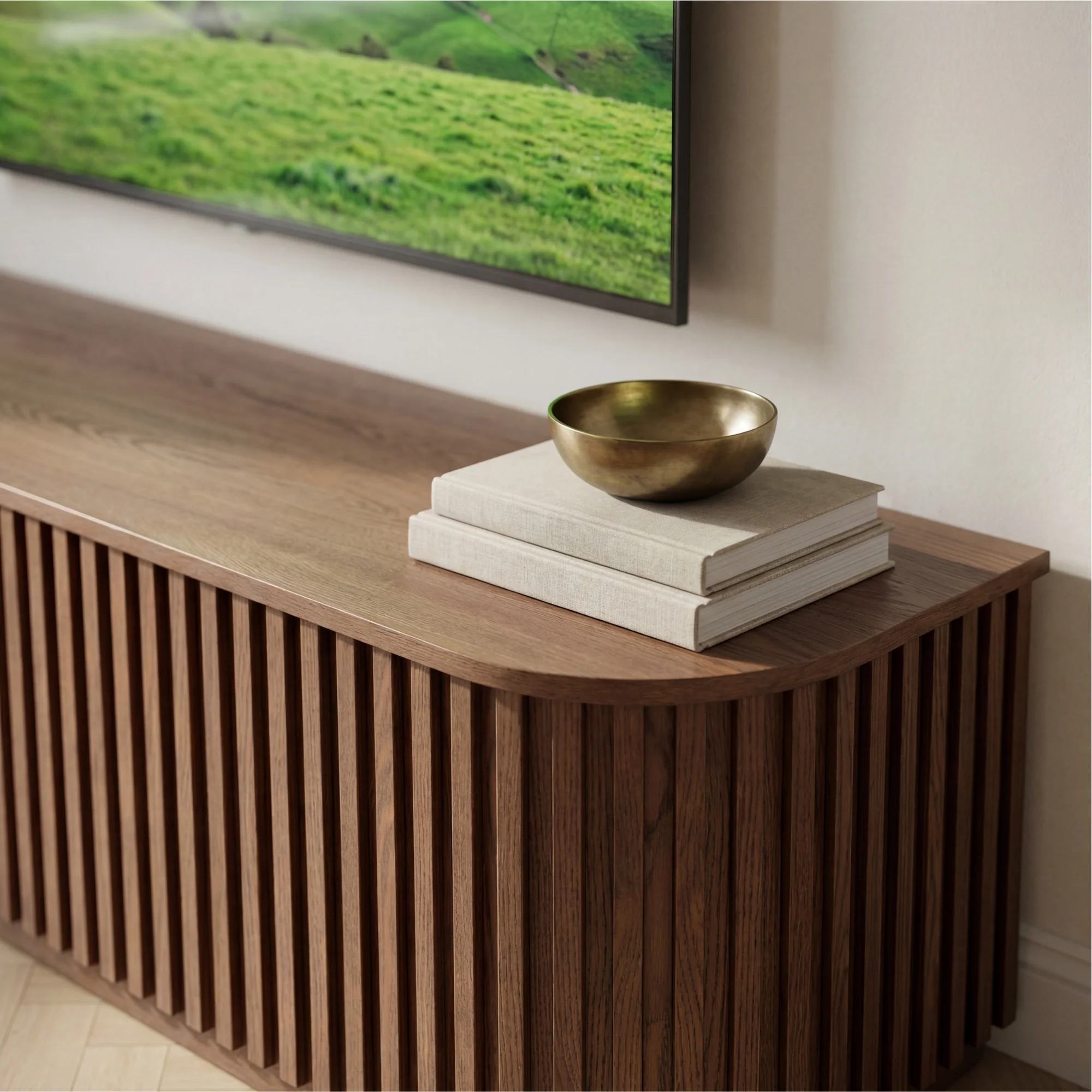 Vanessa 180cm ETU Entertainment TV Unit Walnut - Image 4