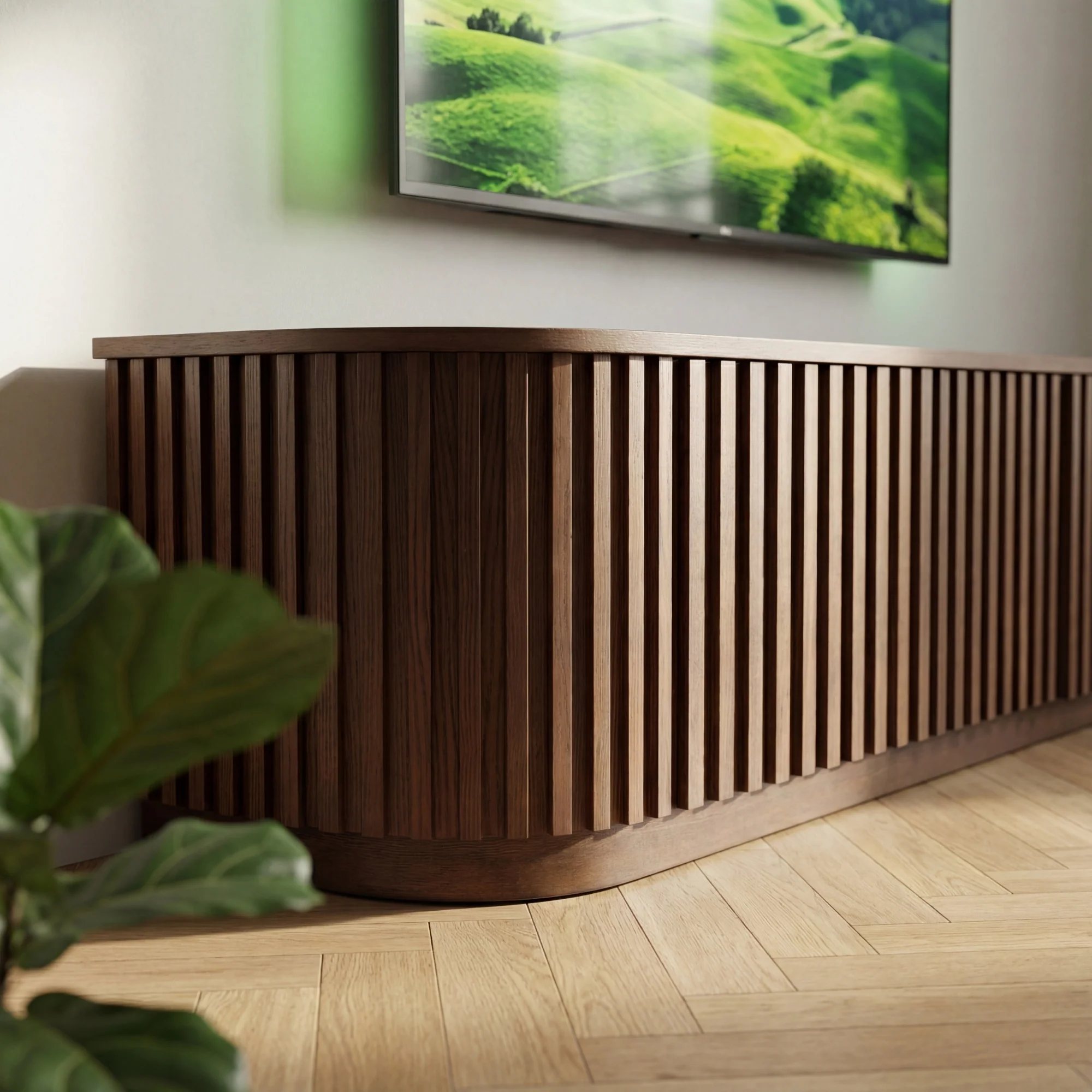 Vanessa 180cm ETU Entertainment TV Unit Walnut - Image 5