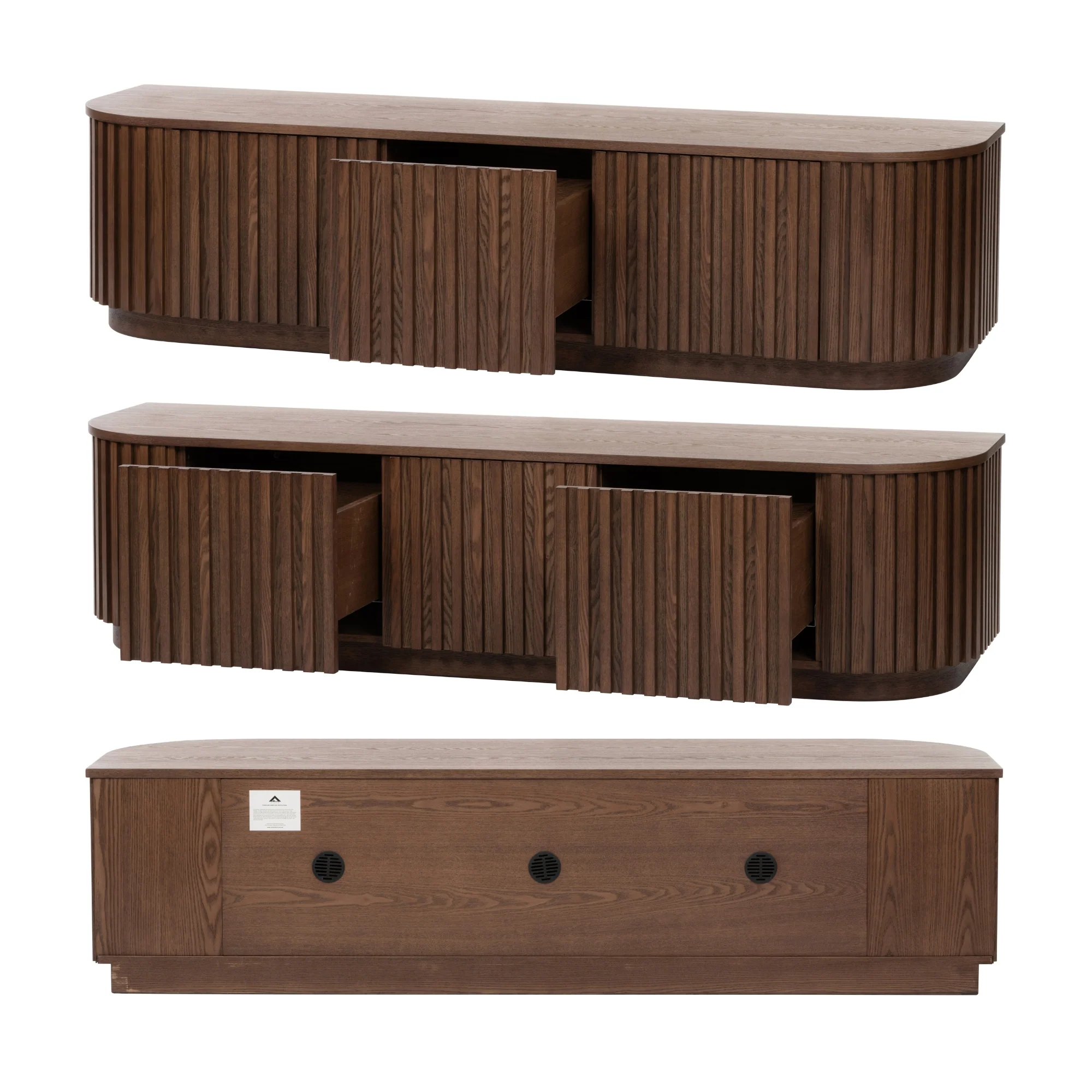 Vanessa 180cm ETU Entertainment TV Unit Walnut - Image 6
