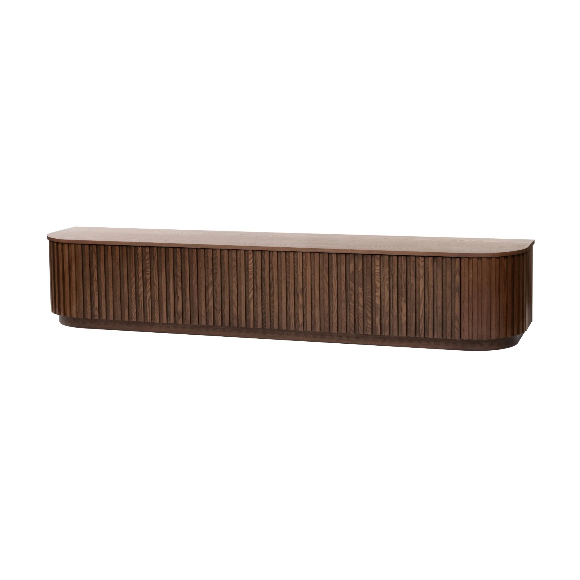 Vanessa 240cm ETU Entertainment TV Unit Walnut - Image 2