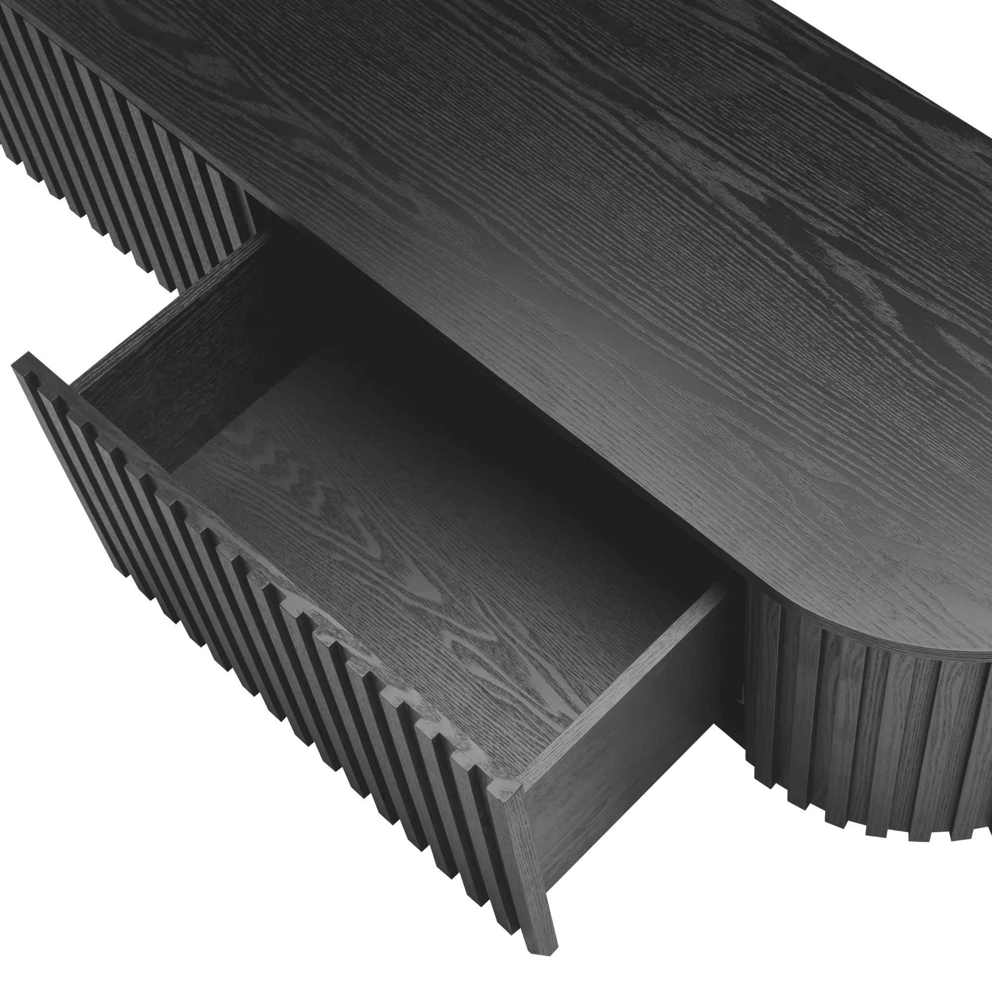 Vanessa 246cm ETU Entertainment TV Unit Black - Image 4
