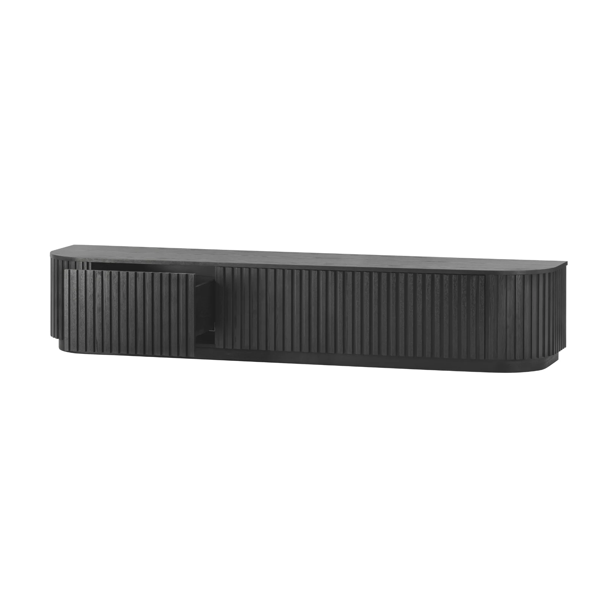 Vanessa 246cm ETU Entertainment TV Unit Black - Image 7