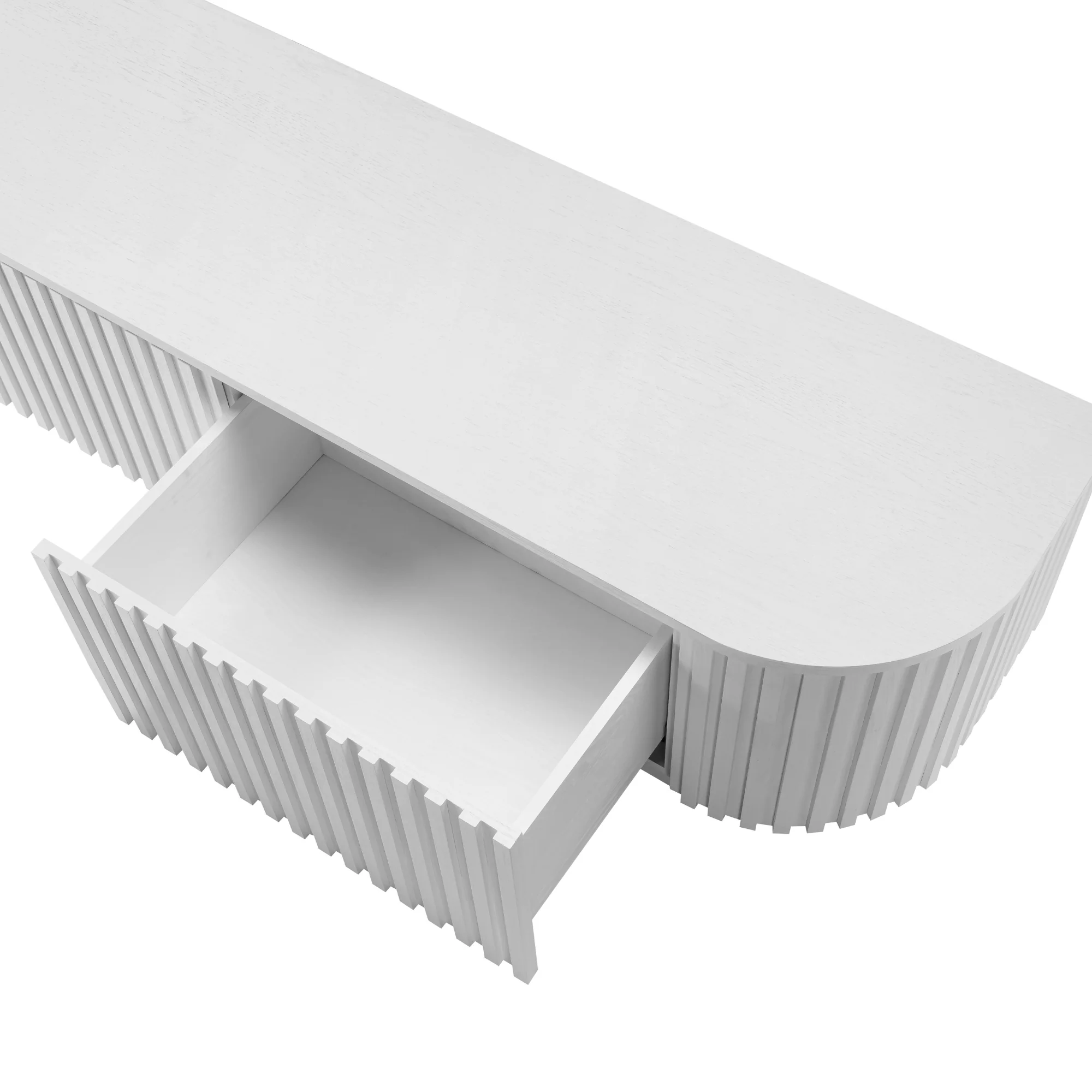 Vanessa 246cm ETU Entertainment TV Unit White - Image 4