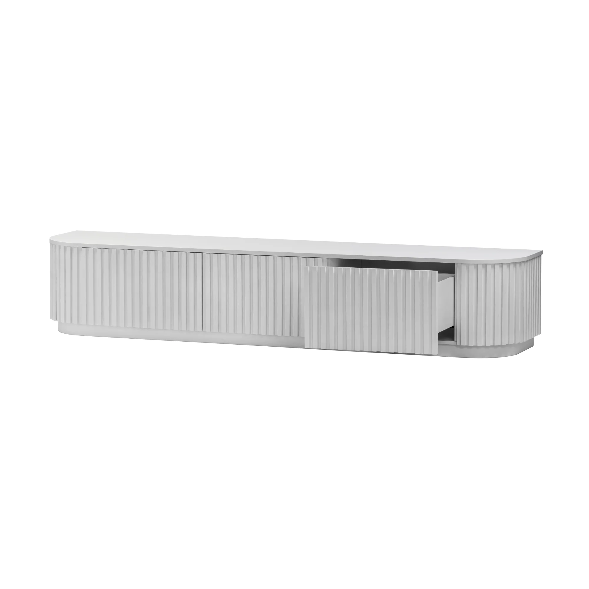 Vanessa 246cm ETU Entertainment TV Unit White - Image 5