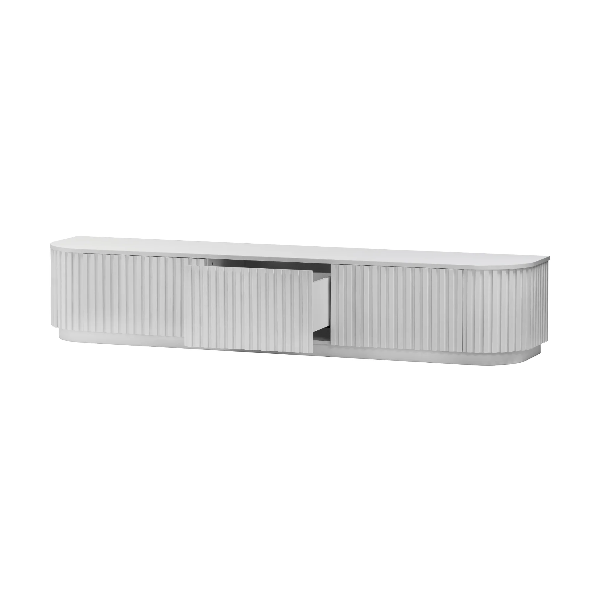Vanessa 246cm ETU Entertainment TV Unit White - Image 6