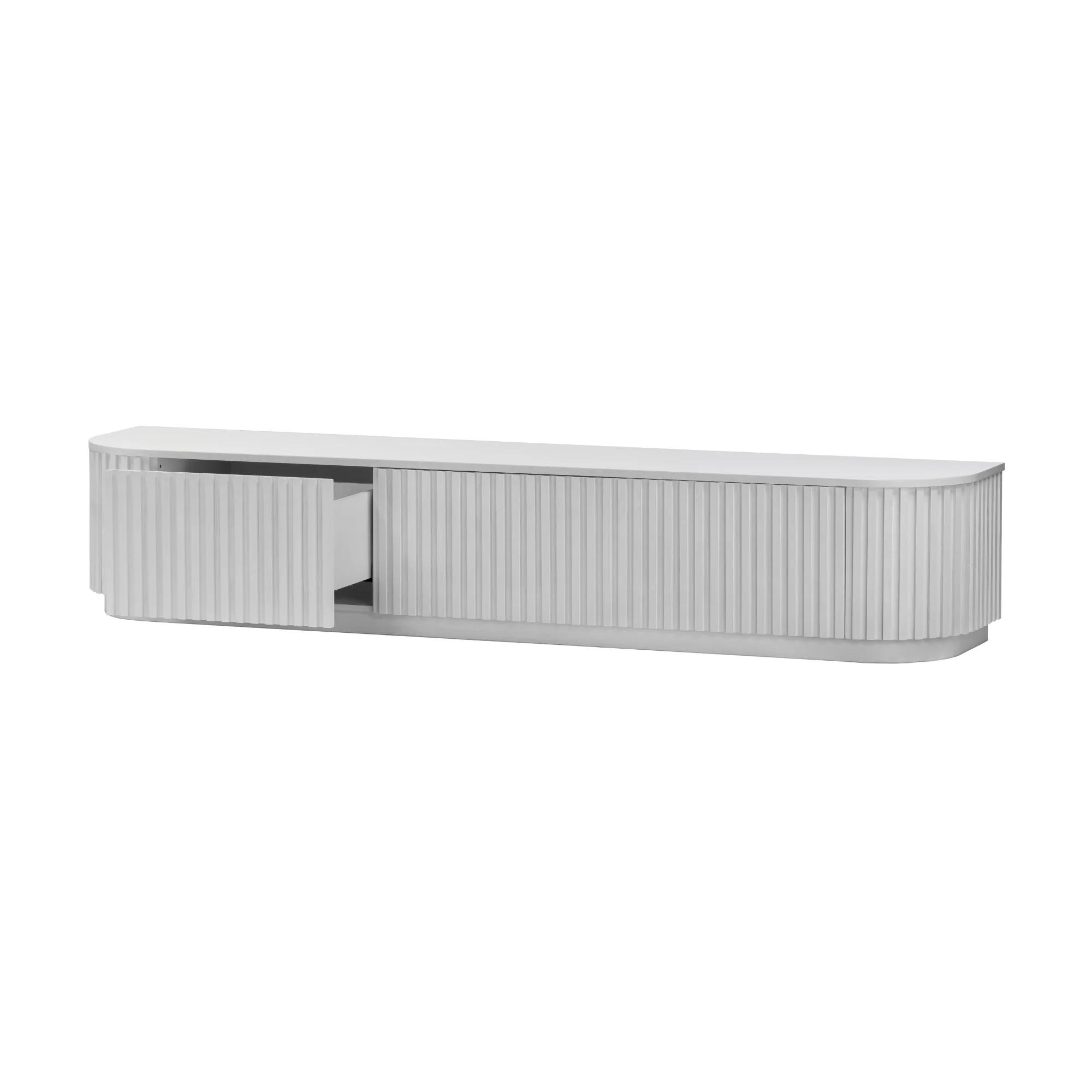 Vanessa 246cm ETU Entertainment TV Unit White - Image 7