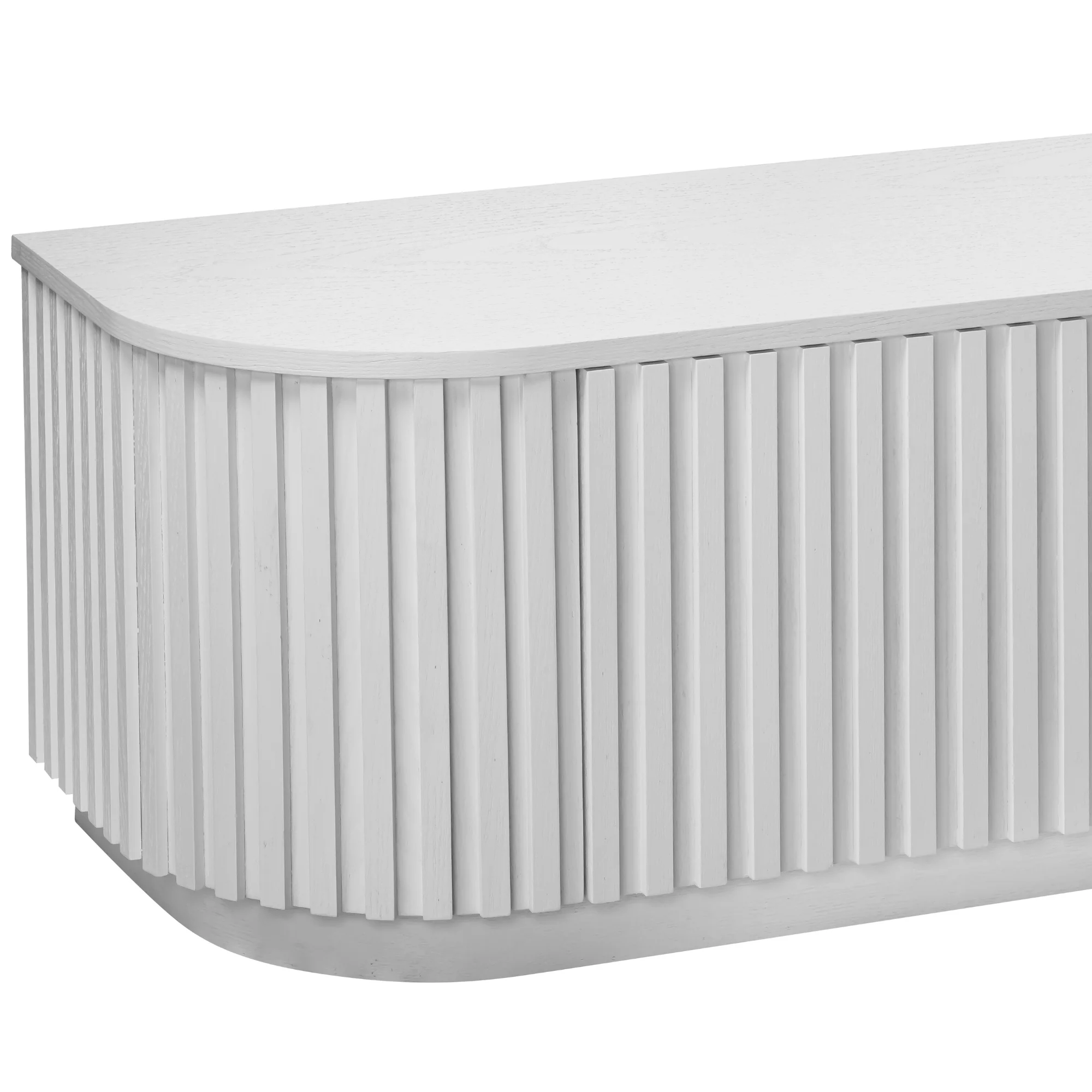 Vanessa 246cm ETU Entertainment TV Unit White - Image 8