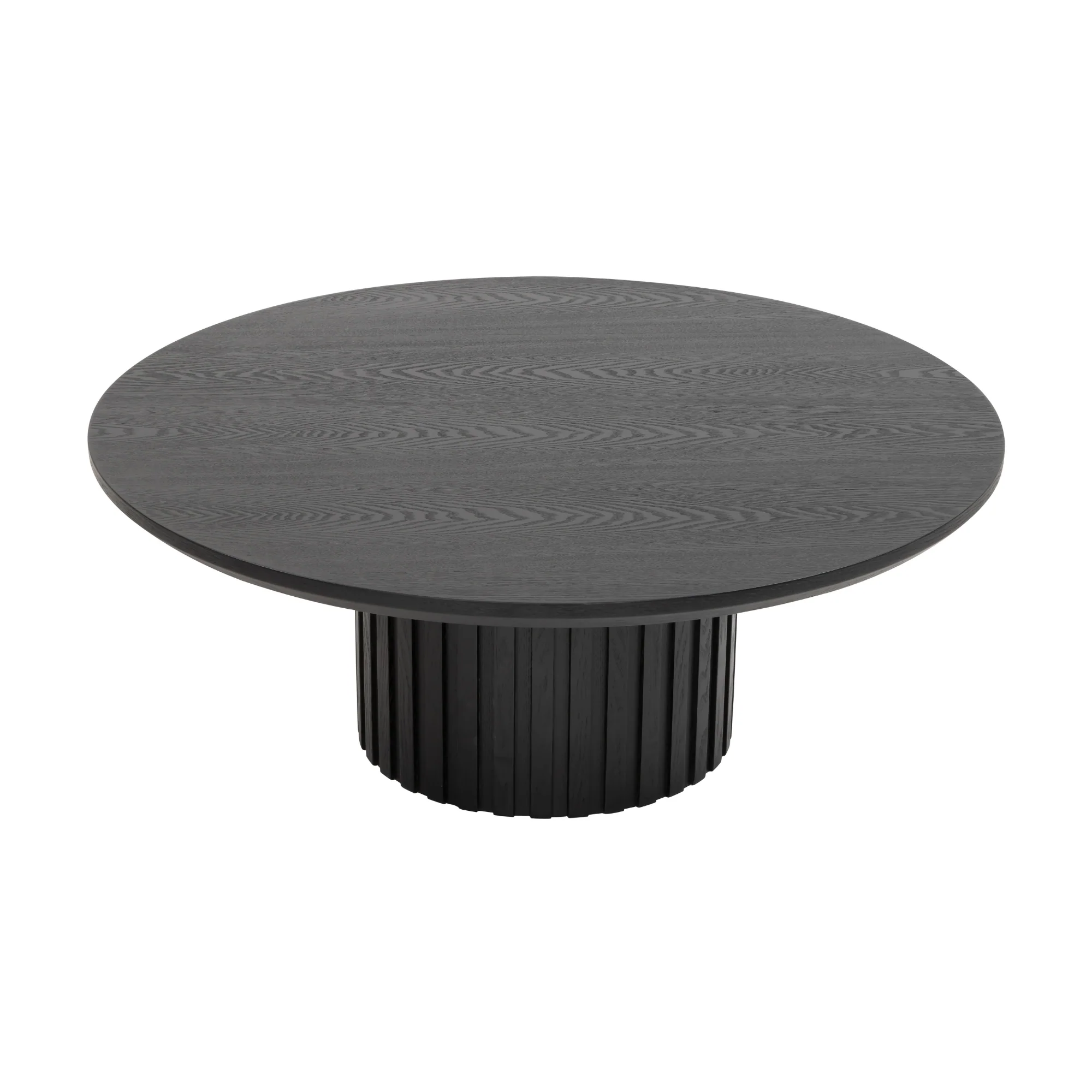 Vanessa 90cm Round Coffee Table Black - Image 4