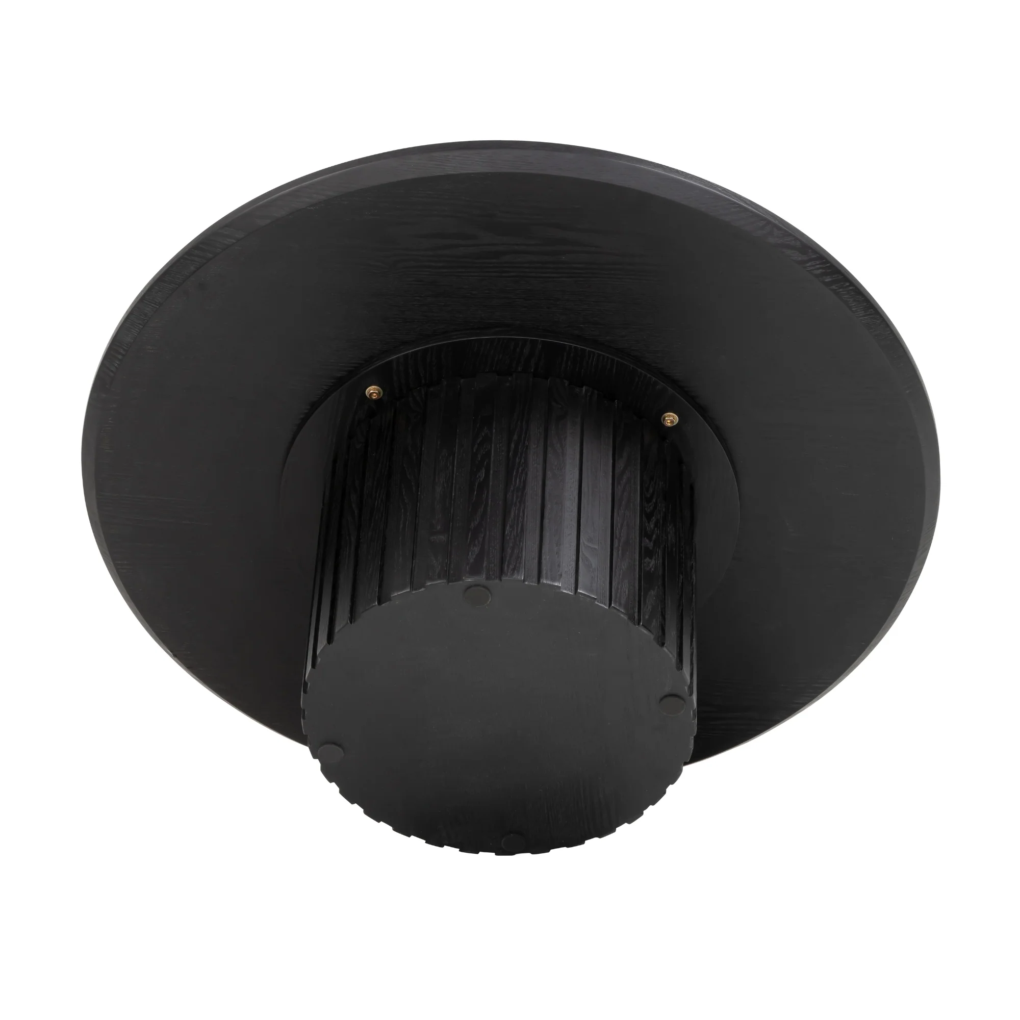 Vanessa 90cm Round Coffee Table Black - Image 5