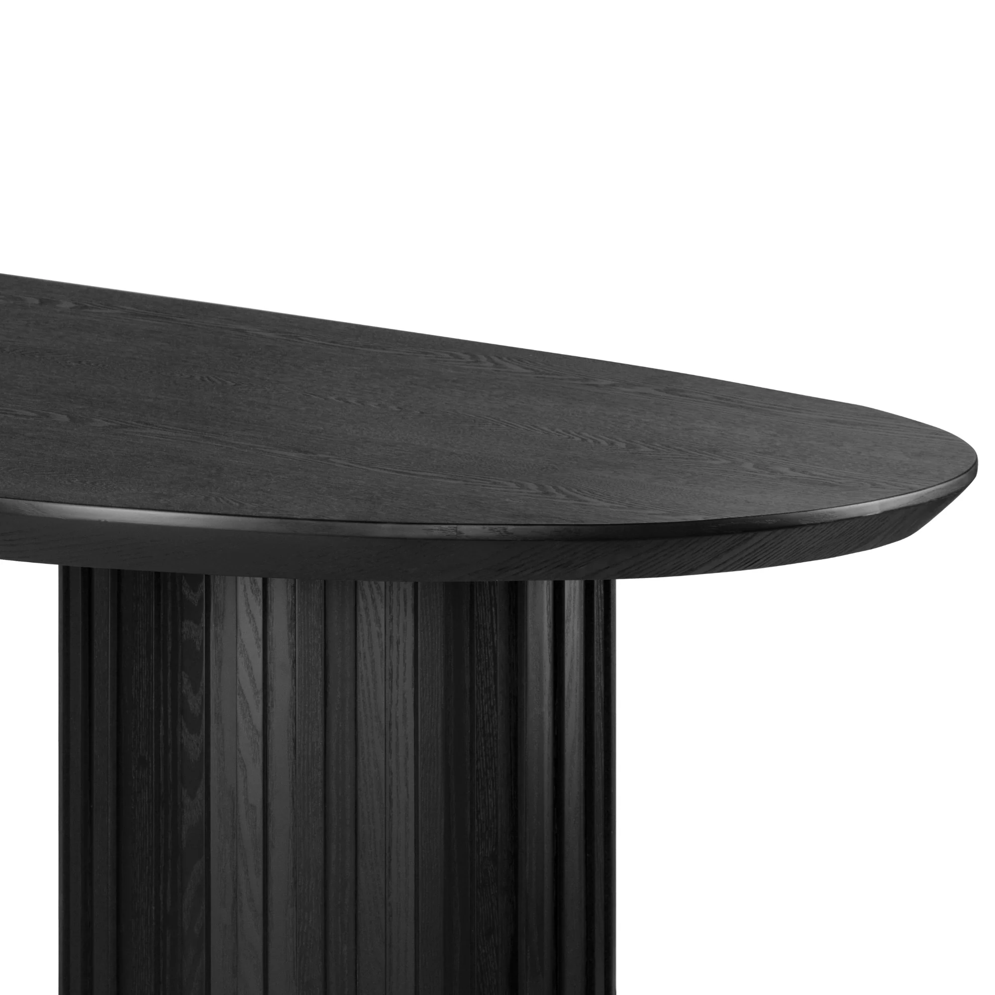 Vanessa 220cm Oval Dining Table Black - Image 6