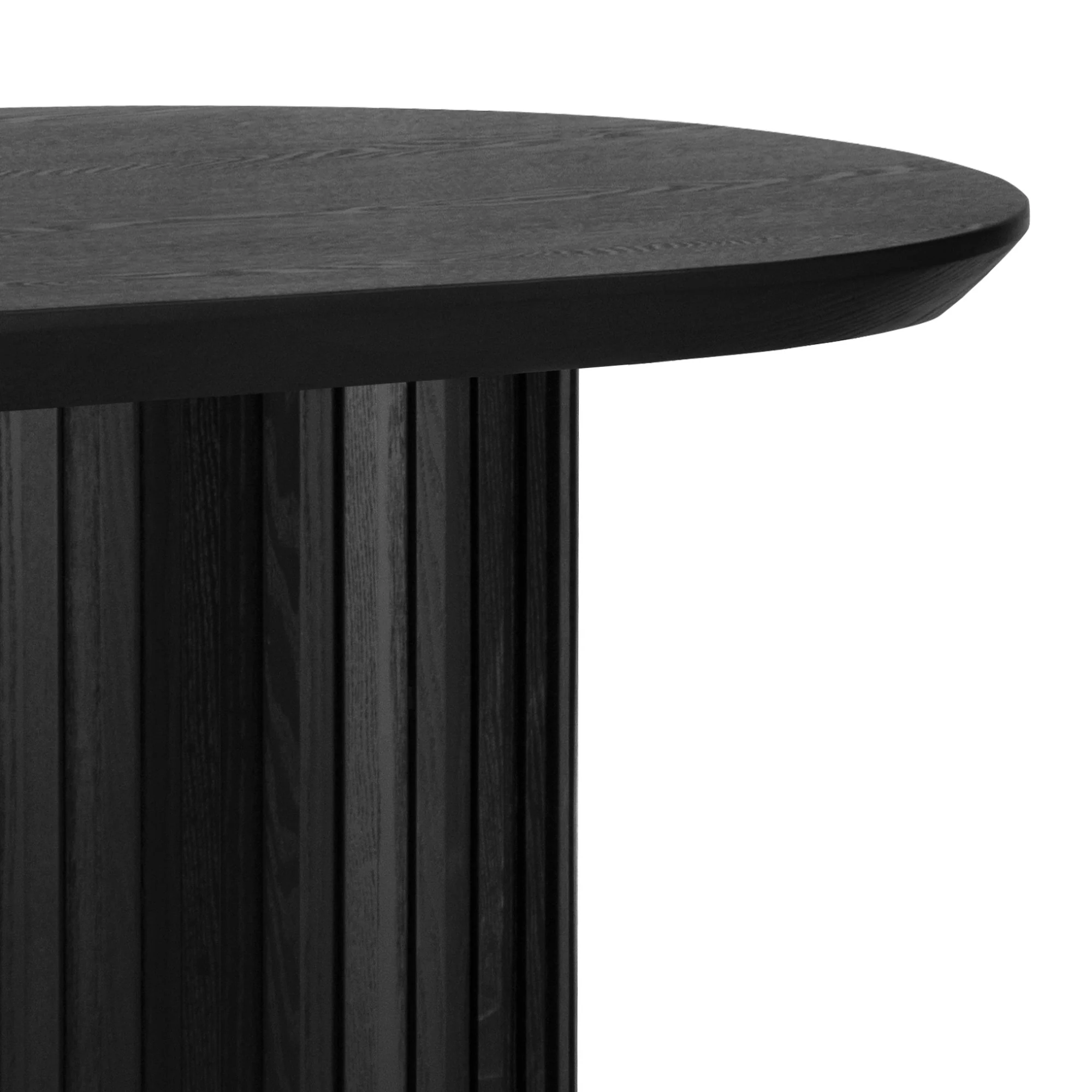 Vanessa 220cm Oval Dining Table Black - Image 7
