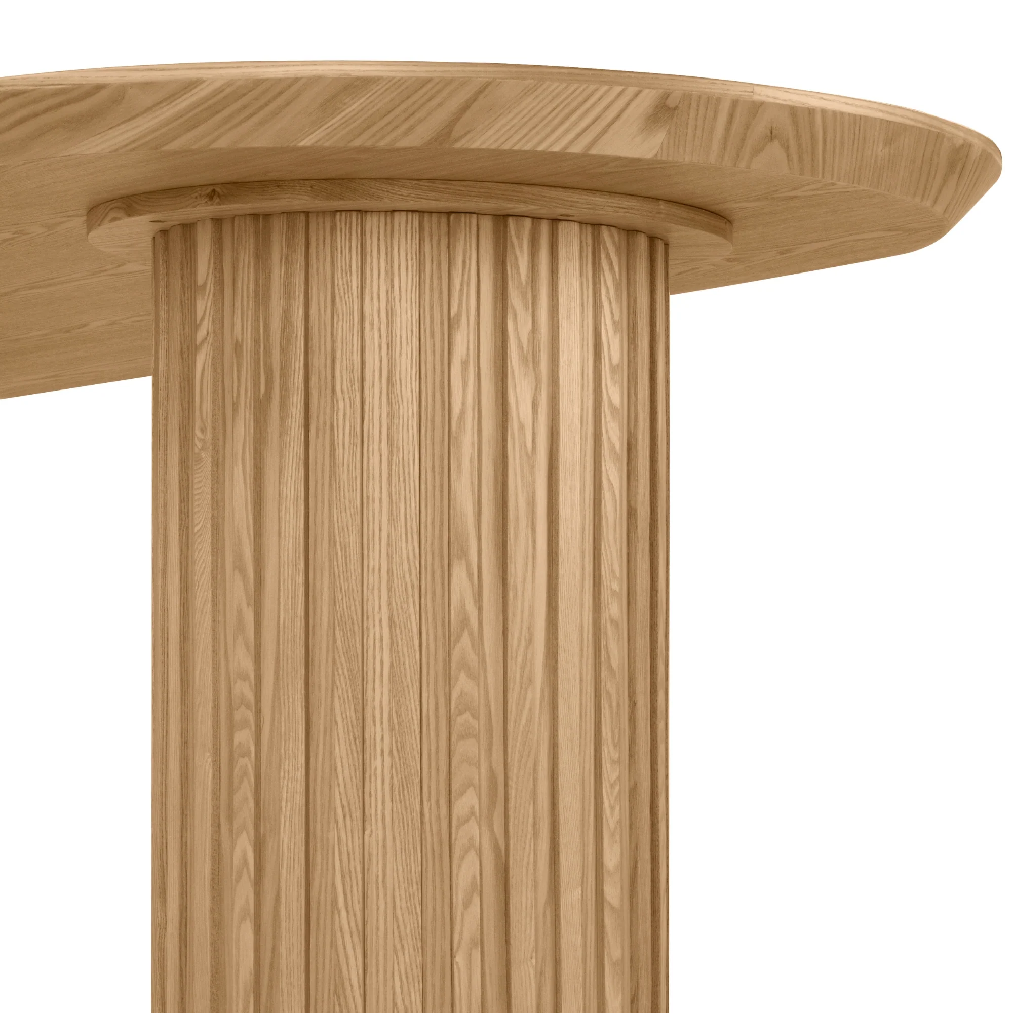 Vanessa 220cm Oval Dining Table Natural - Image 7