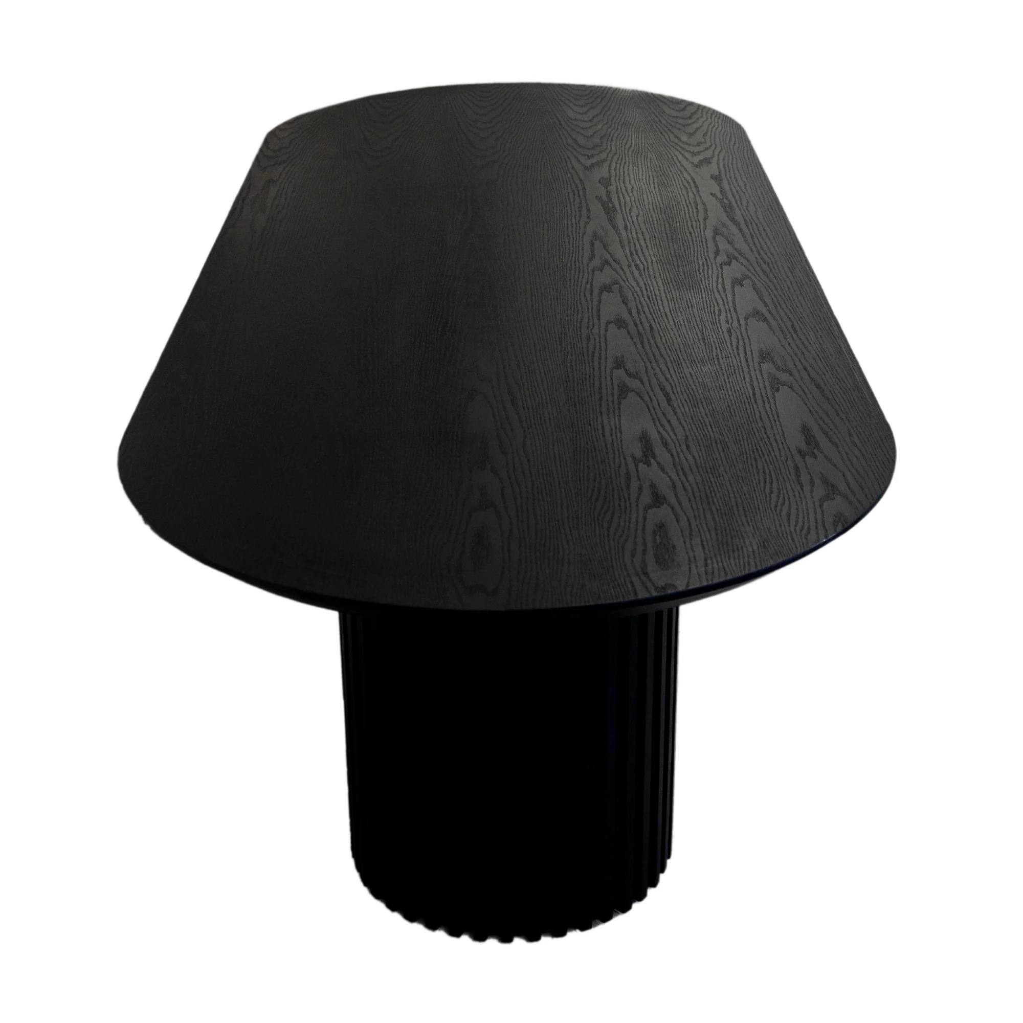Vanessa 280cm Oval Dining Table Black - Image 4