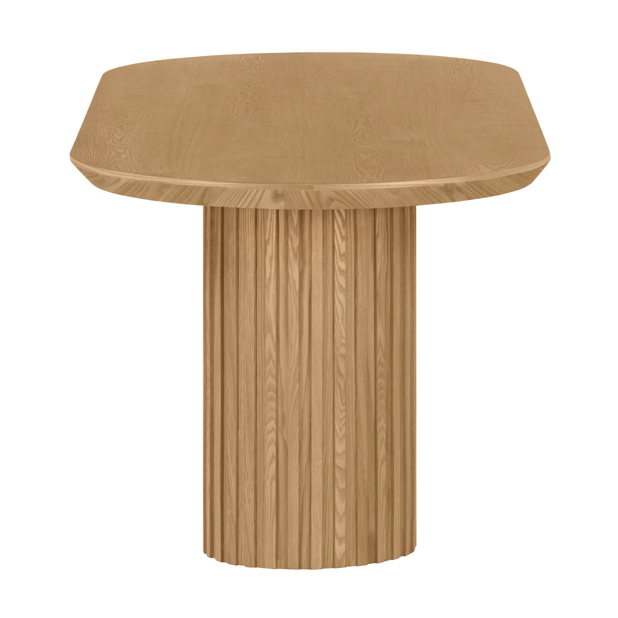 Vanessa 280cm Oval Dining Table Natural - Image 4