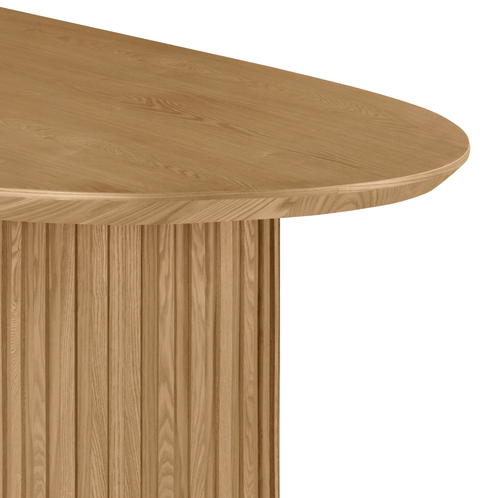 Vanessa 280cm Oval Dining Table Natural - Image 8