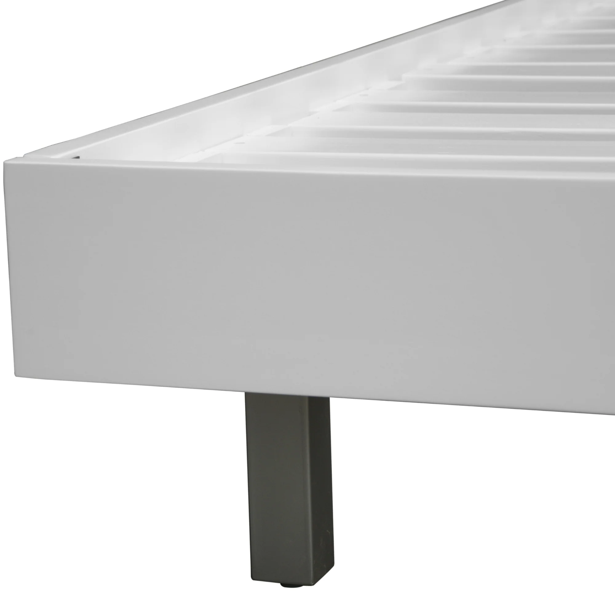 Wavey King Bed Frame White - Image 5