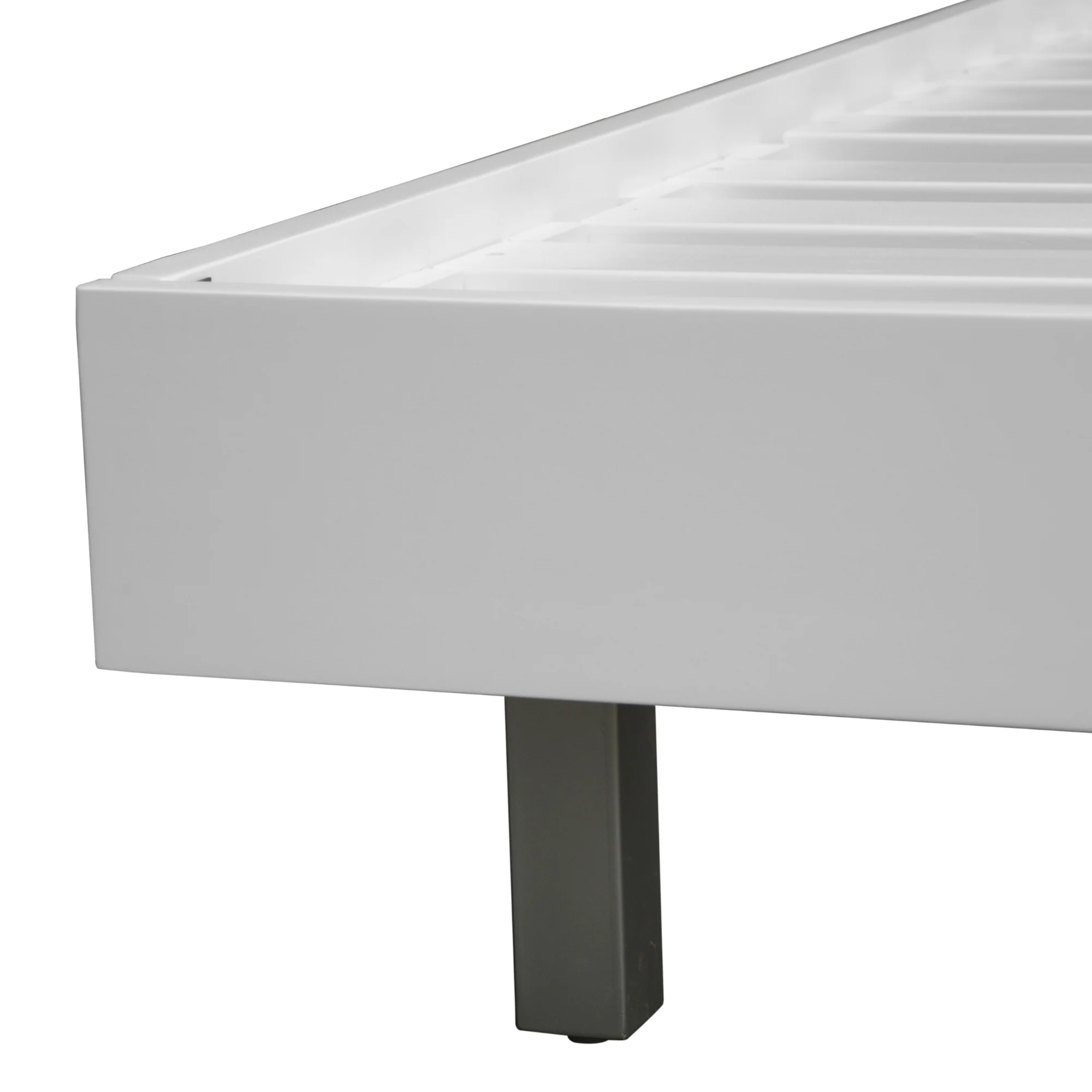 Wavey Queen Bed Frame White - Image 5