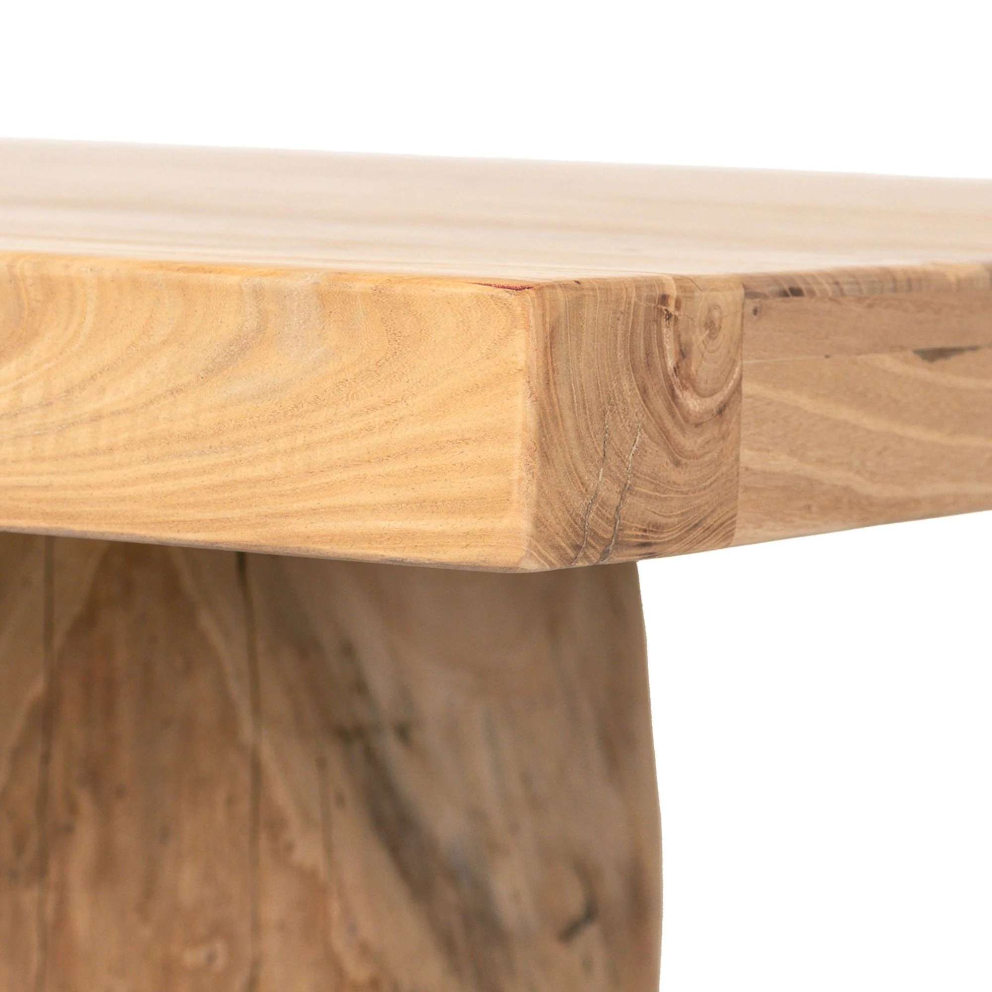 Winston 220cm Dining Table Reclaimed Elm Wood Natural - Image 6