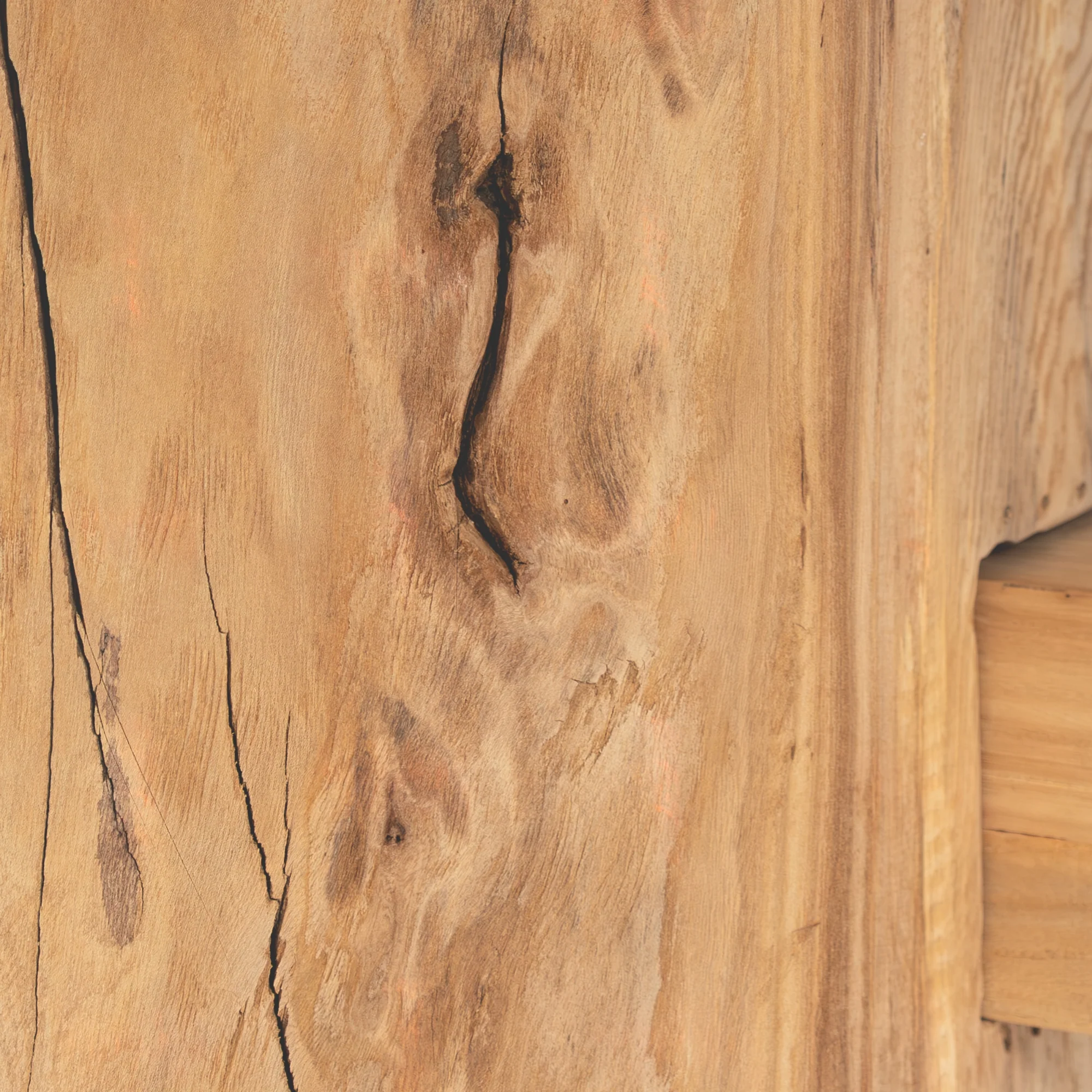 Winston 280cm Dining Table Reclaimed Elm Wood Natural - Image 8